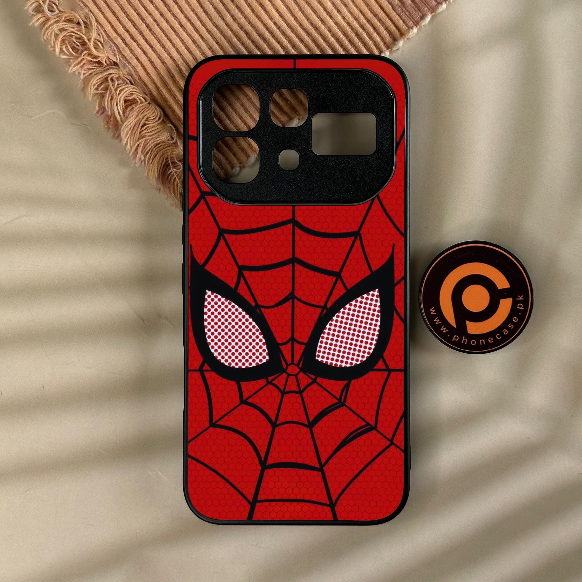 Infinix Note 60 - Web Of Heroism - Premium Metal Printed Soft Bumper Shock Proof Case