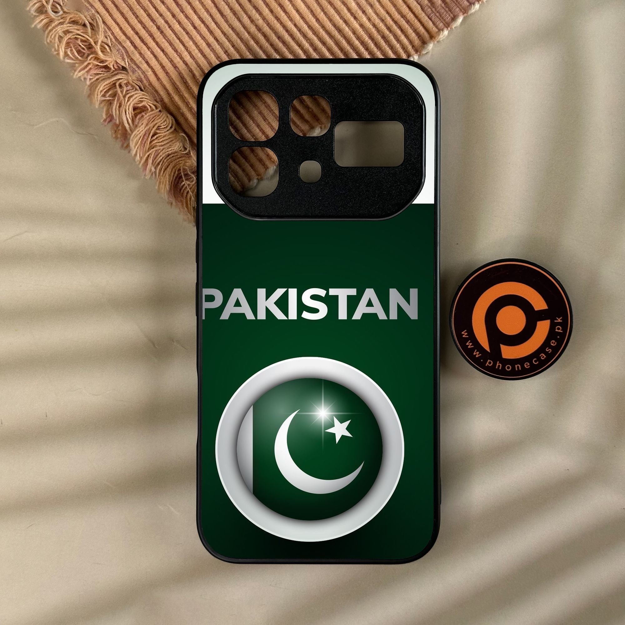 Infinix Note 60 Pro - Pakistani Flag Design 7 - Premium Metal Printed Soft Bumper Shock Proof Case
