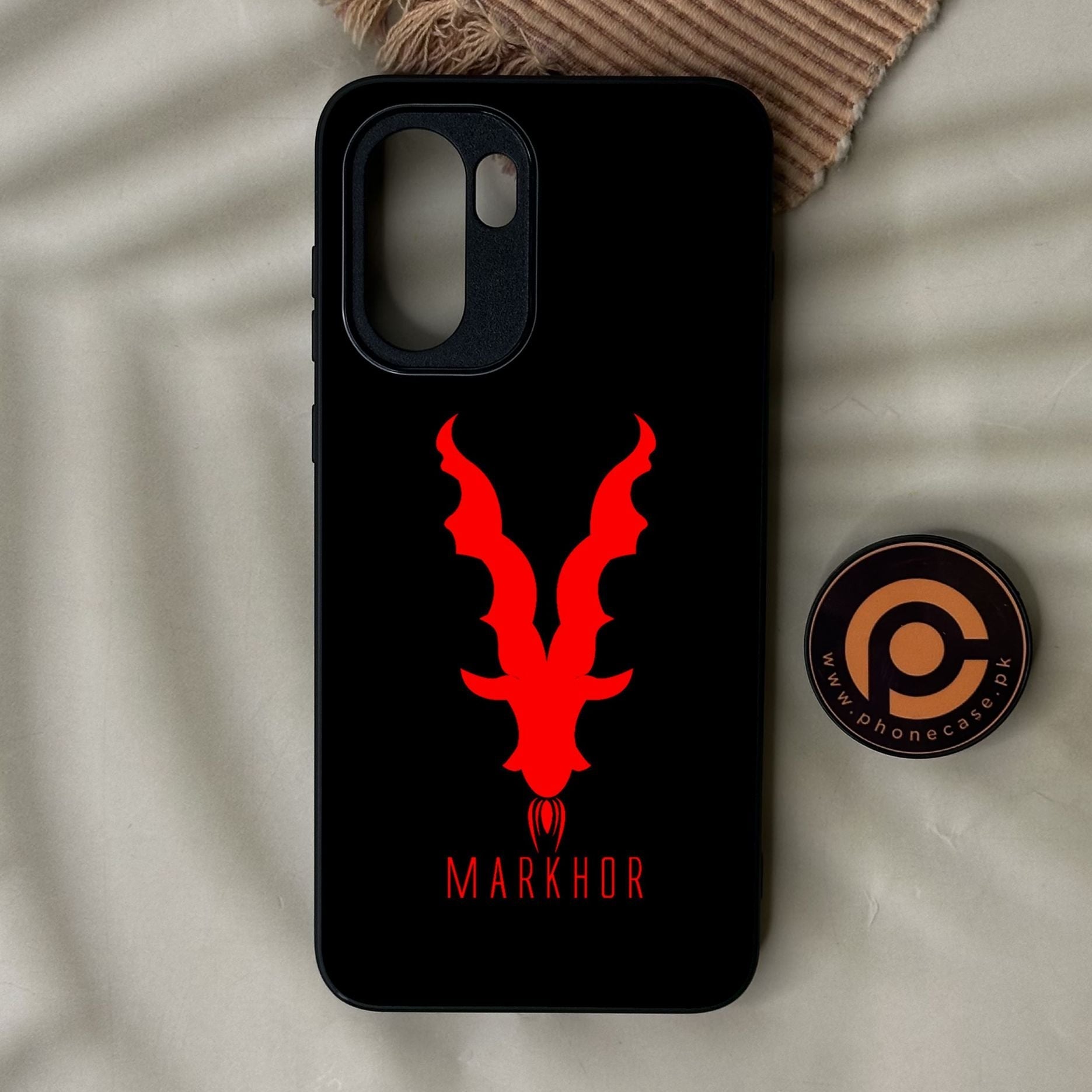 OnePlus 15R - Markhor Design 10 - Premium Metal Printed Soft Bumper Shock Proof Case
