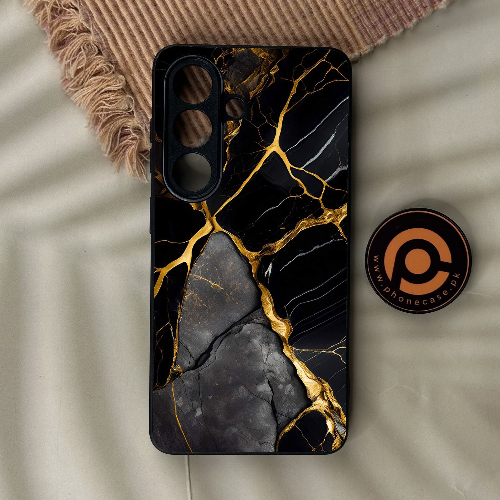 Galaxy S26 - Liquid Marble Design 6 - Premium Metal Printed Soft Bumper Shock Proof Case