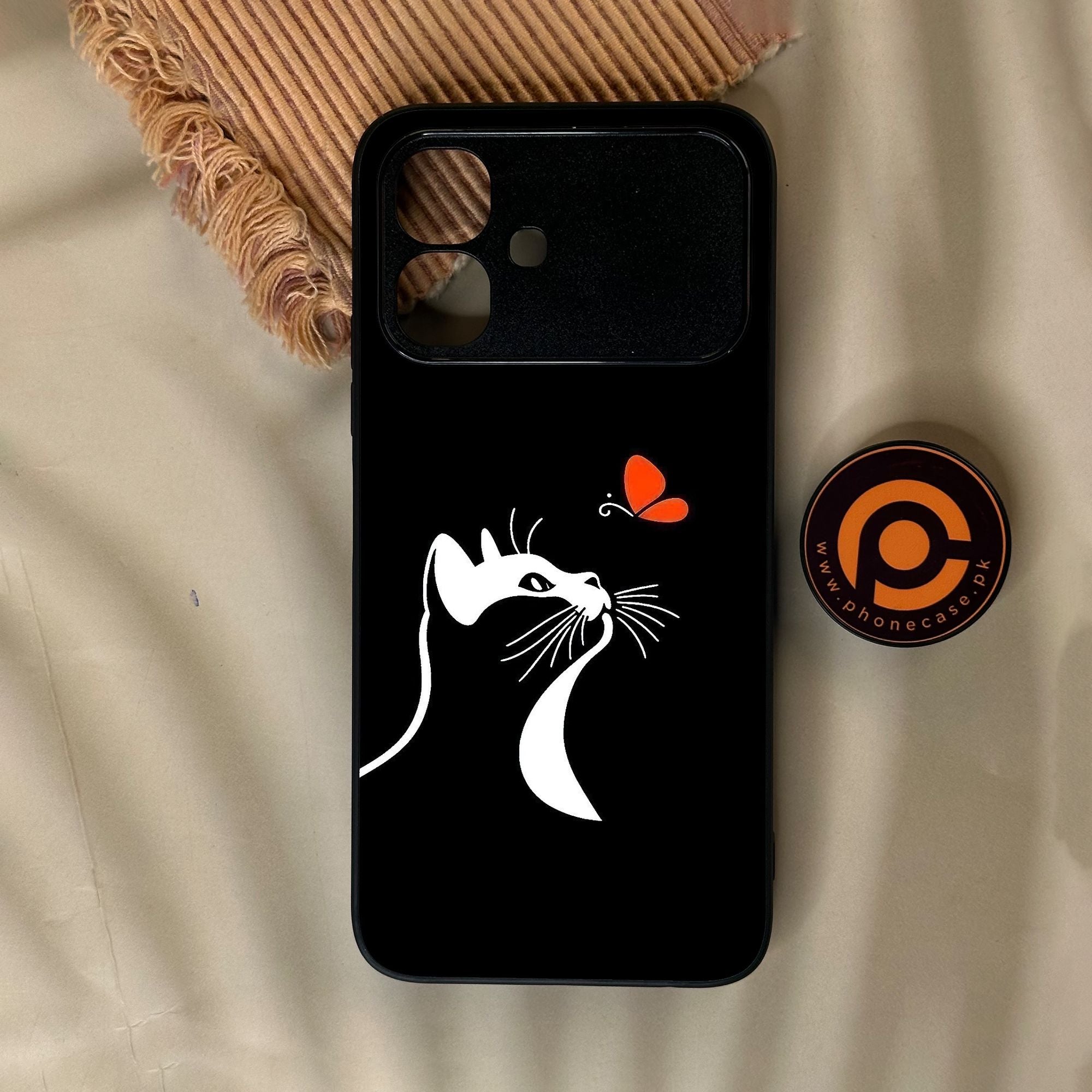 Infinix Smart 20 - Minimalistic Design 3 - Premium Metal Printed Soft Bumper Shock Proof Case