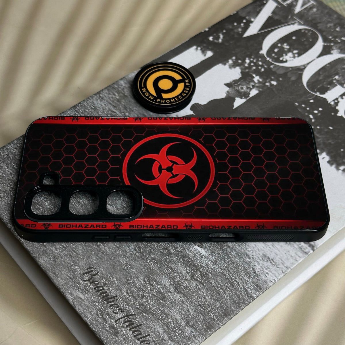 Infinix Hot 70 Pro - Biohazard Design 5 - Premium Metal Printed Soft Bumper Shock Proof Case