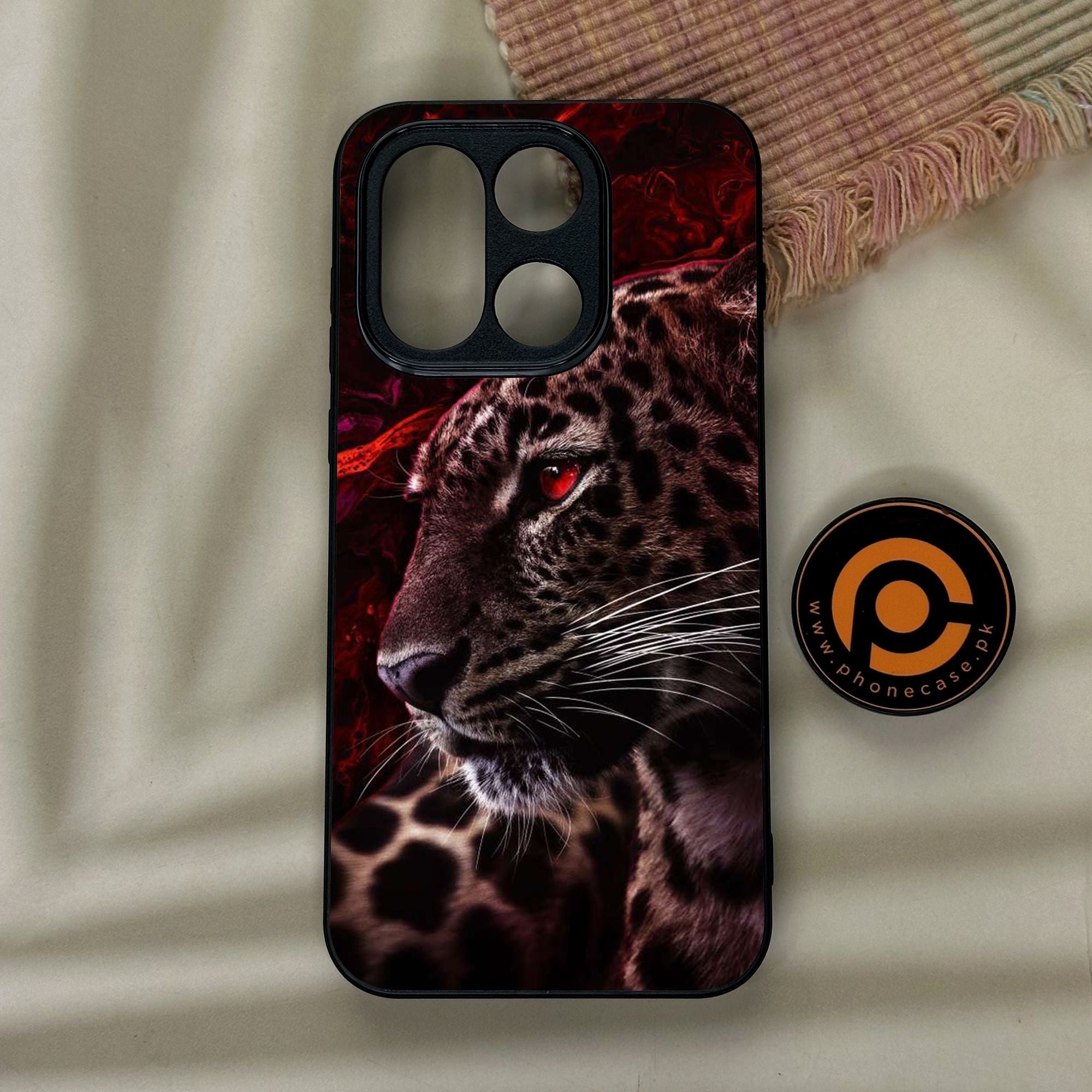 OnePlus 15 - Tiger Design 5 - Premium Metal Printed Soft Bumper Shock Proof Case