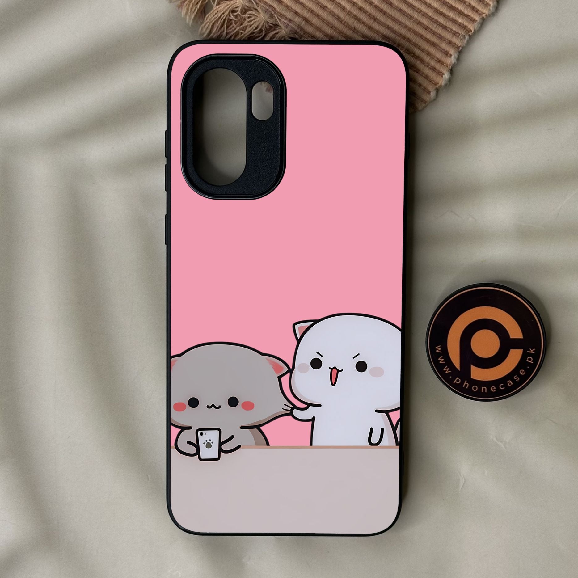 OnePlus 15R - Cute Bubu Dudu Design 2 - Premium Metal Printed Soft Bumper Shock Proof Case