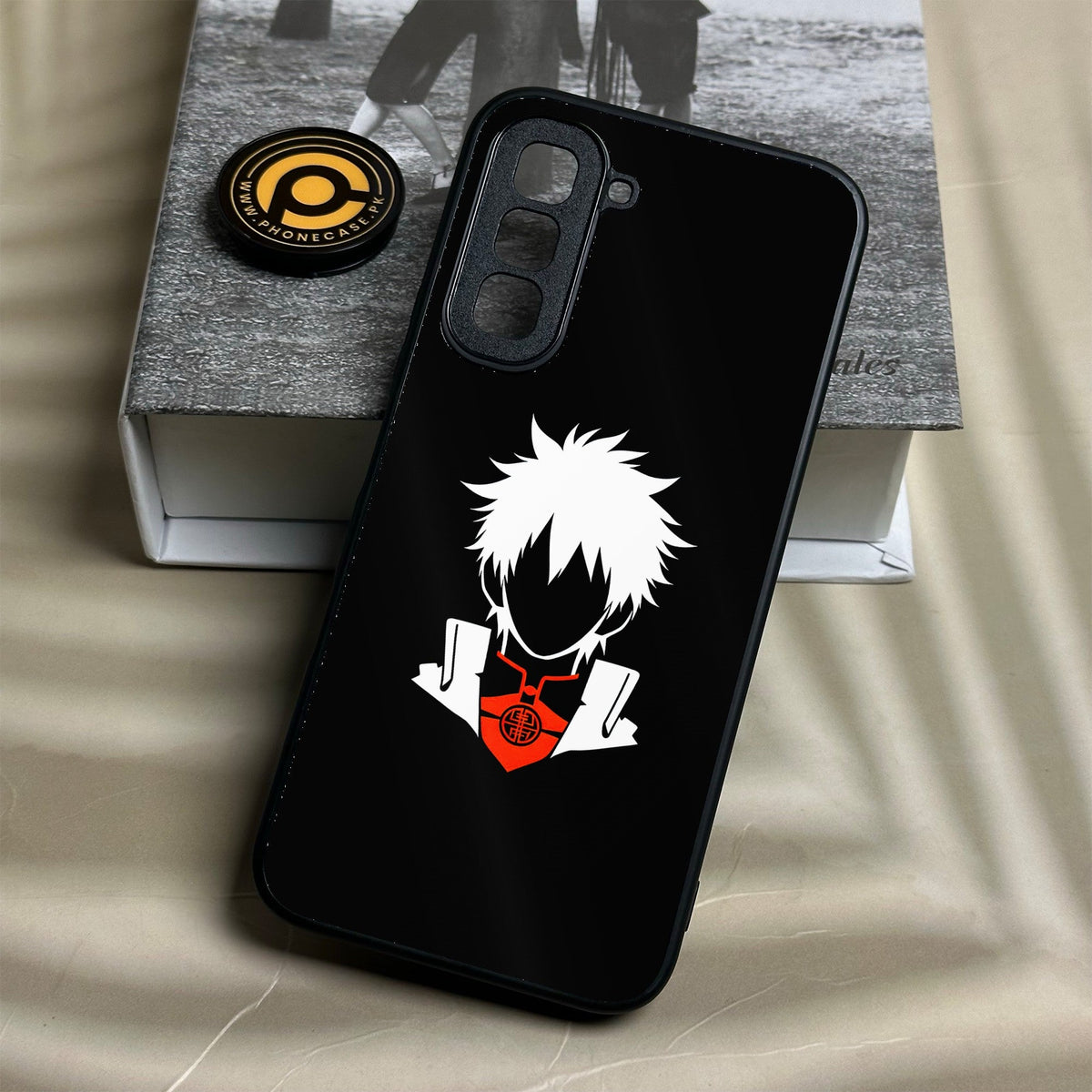 Infinix Hot 70 - Minimalistic Design 5 - Premium Metal Printed Soft Bumper Shock Proof Case