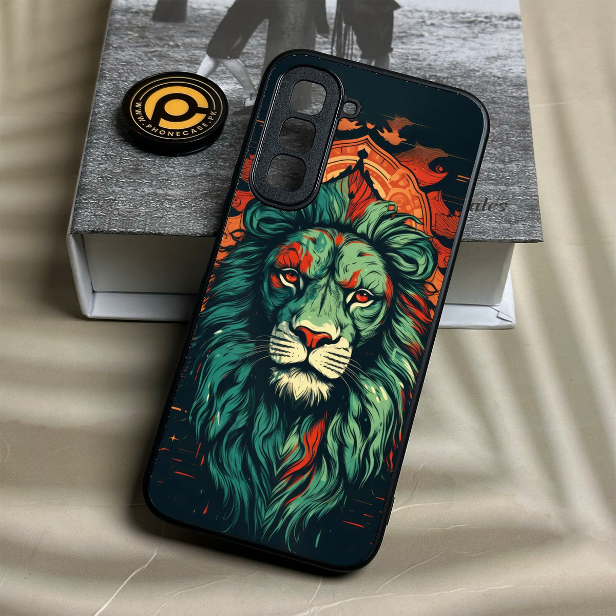 Infinix Hot 70 - Tiger 2.0 Design 2 - Premium Metal Printed Soft Bumper Shock Proof Case