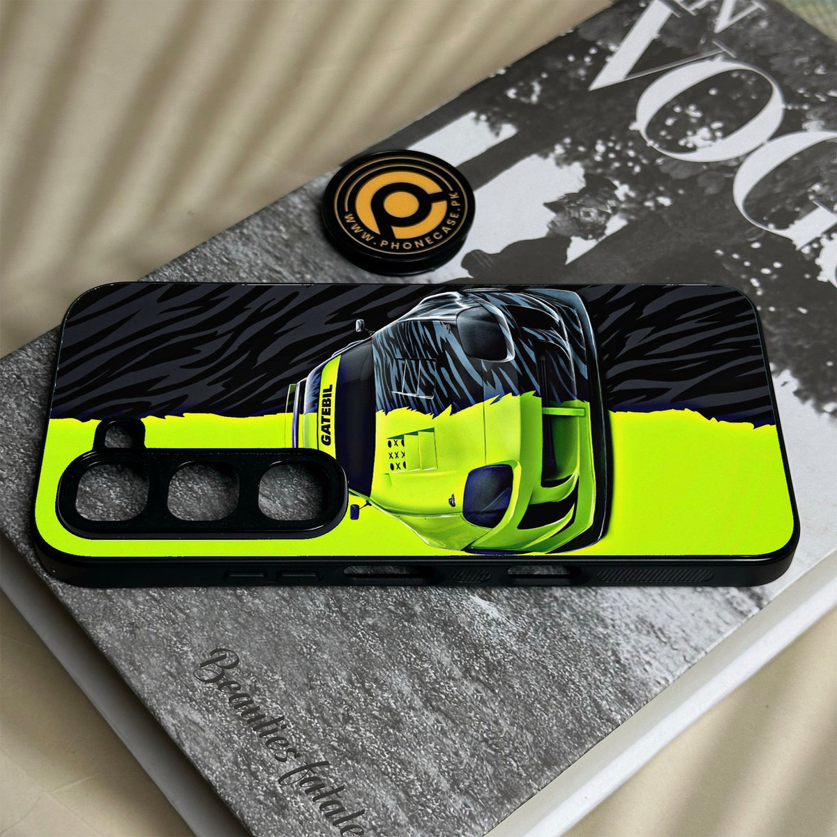Infinix Hot 70 Pro - Racing Series 2.0 Design 3 - Premium Metal Printed Soft Bumper Shock Proof Case