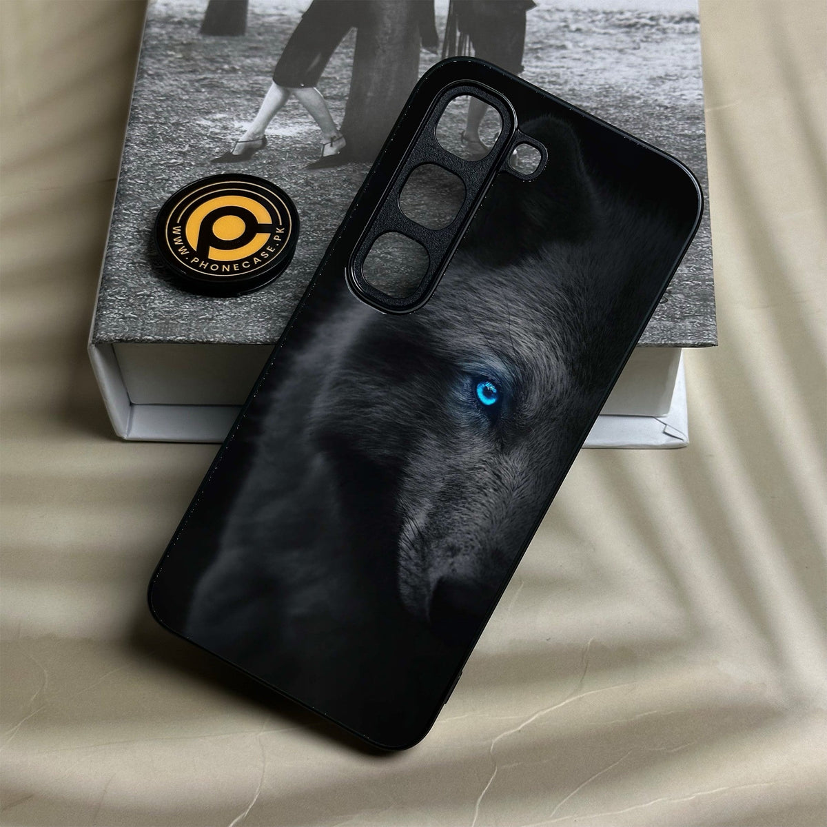 Infinix Hot 70 Pro - Wolf Design 9 - Premium Metal Printed Soft Bumper Shock Proof Case