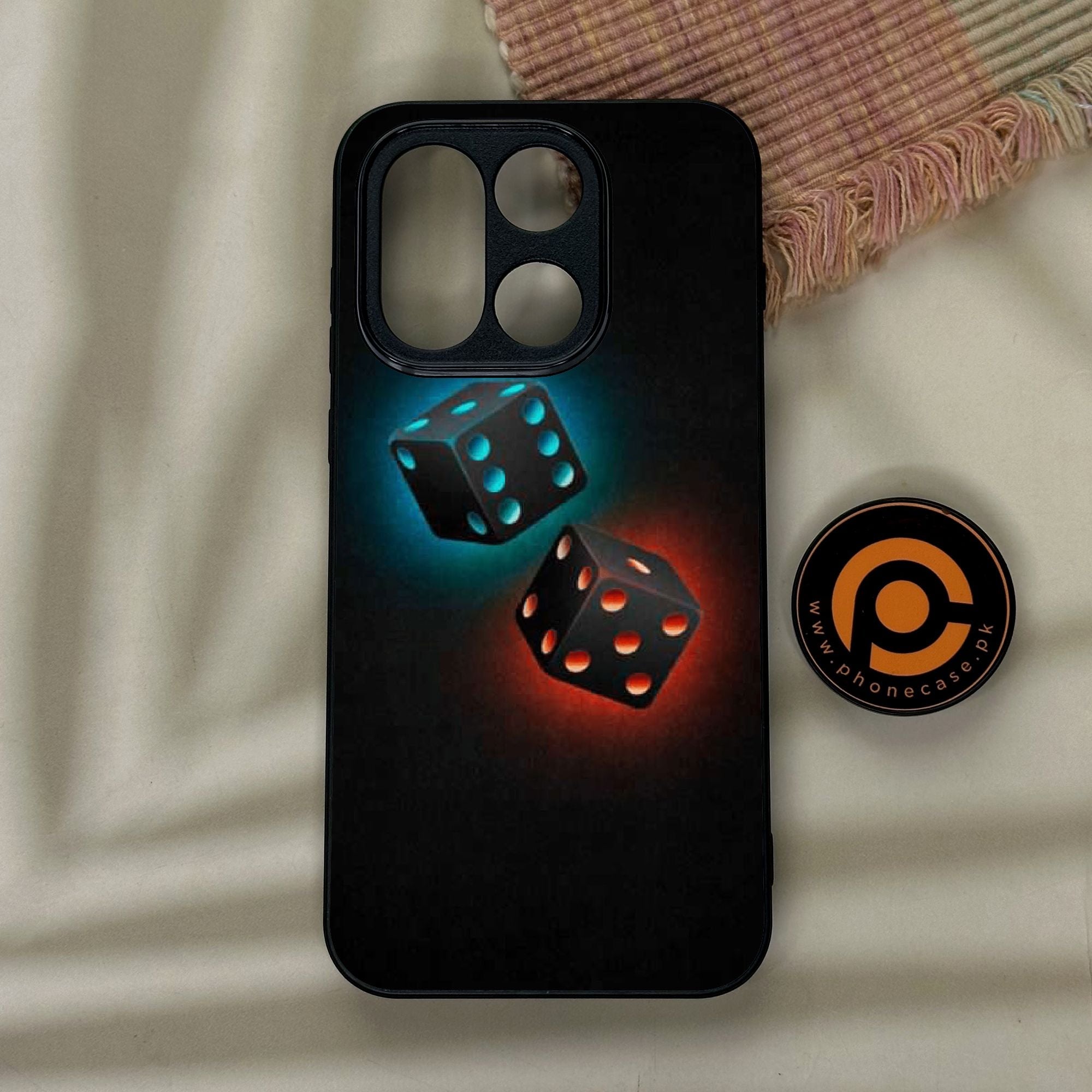 OnePlus 15 - Black Art Design 4 - Premium Metal Printed Soft Bumper Shock Proof Case