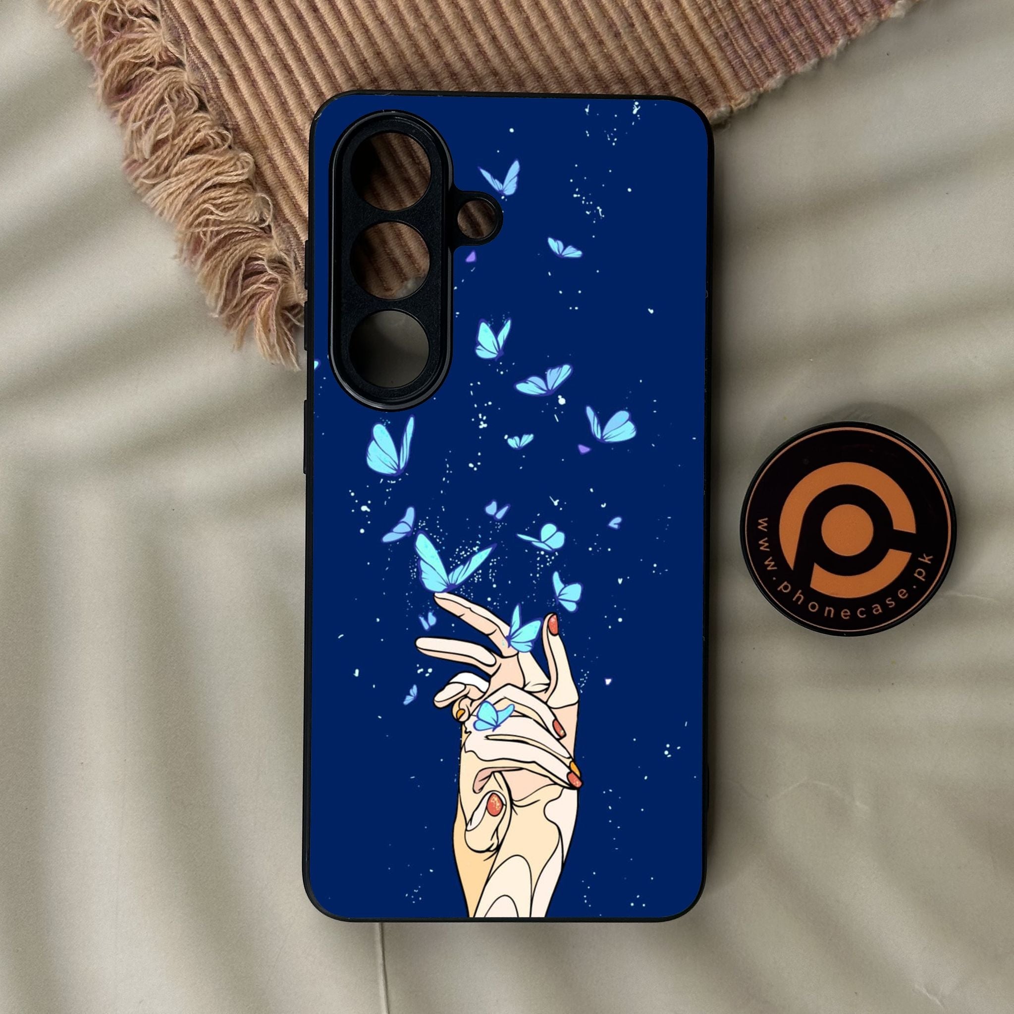 Galaxy S26 - Butterflies Design 2 - Premium Metal Printed Soft Bumper Shock Proof Case