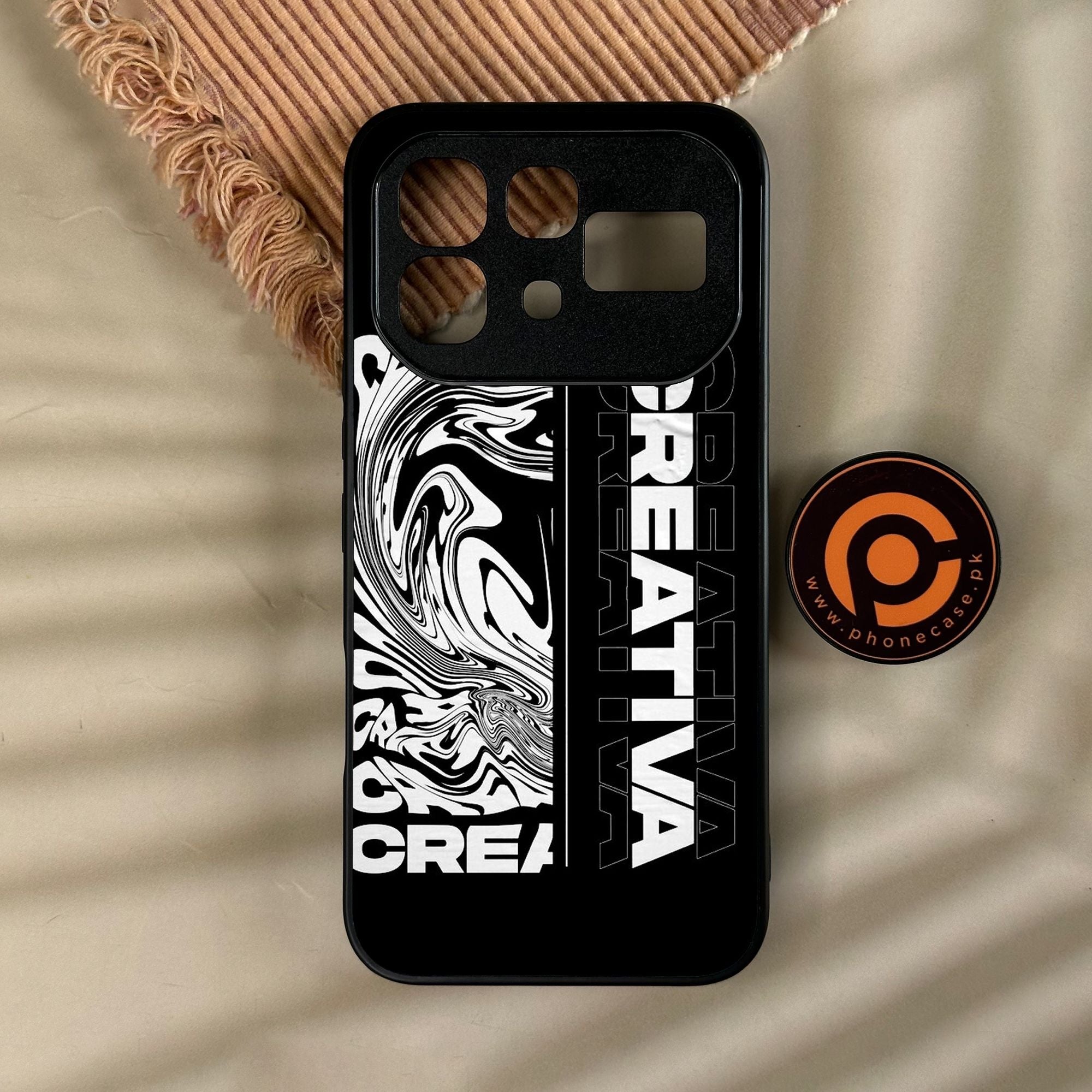 Infinix Note 60 - Creative - Premium Metal Printed Soft Bumper Shock Proof Case