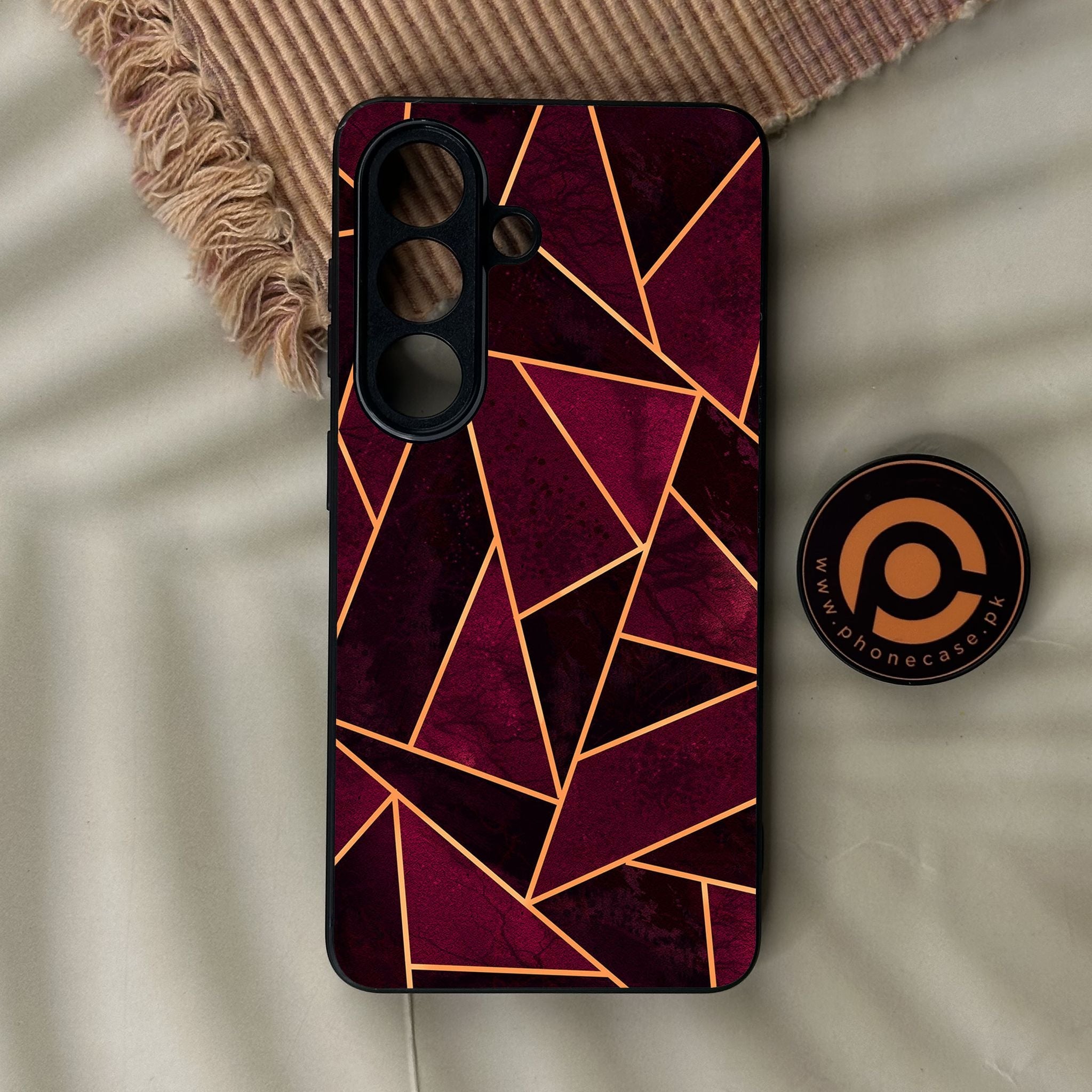 Galaxy S26 - Geometric Design 7 - Premium Metal Printed Soft Bumper Shock Proof Case