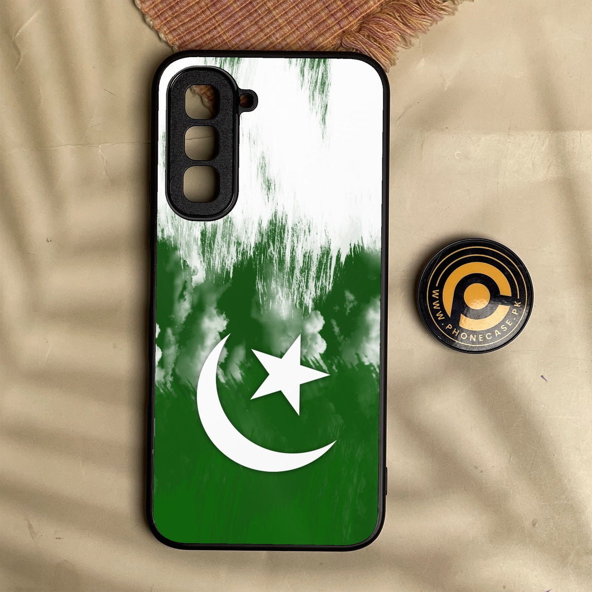 Infinix Hot 70 - Pakistani Flag Design 9 - Premium Metal Printed Soft Bumper Shock Proof Case