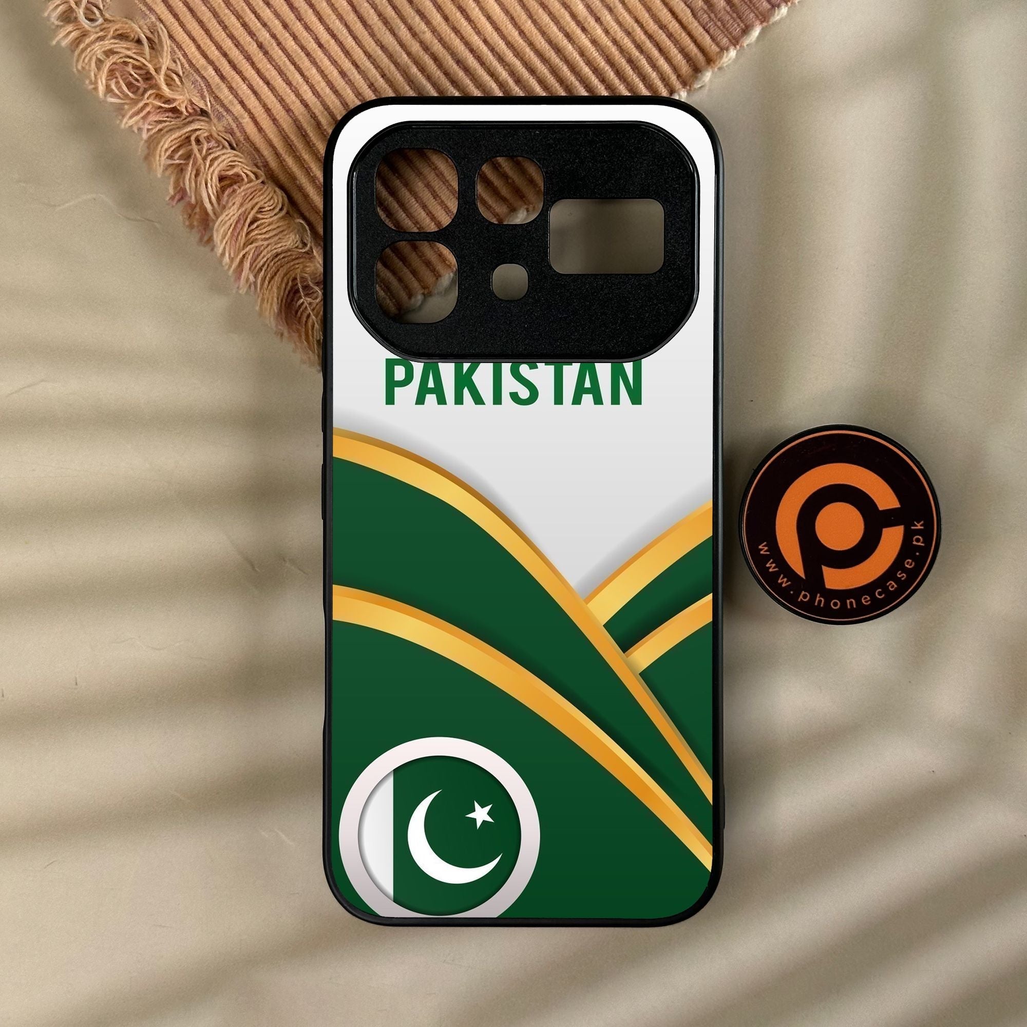 Infinix Note 60 - Pakistani Flag Design 1 - Premium Metal Printed Soft Bumper Shock Proof Case