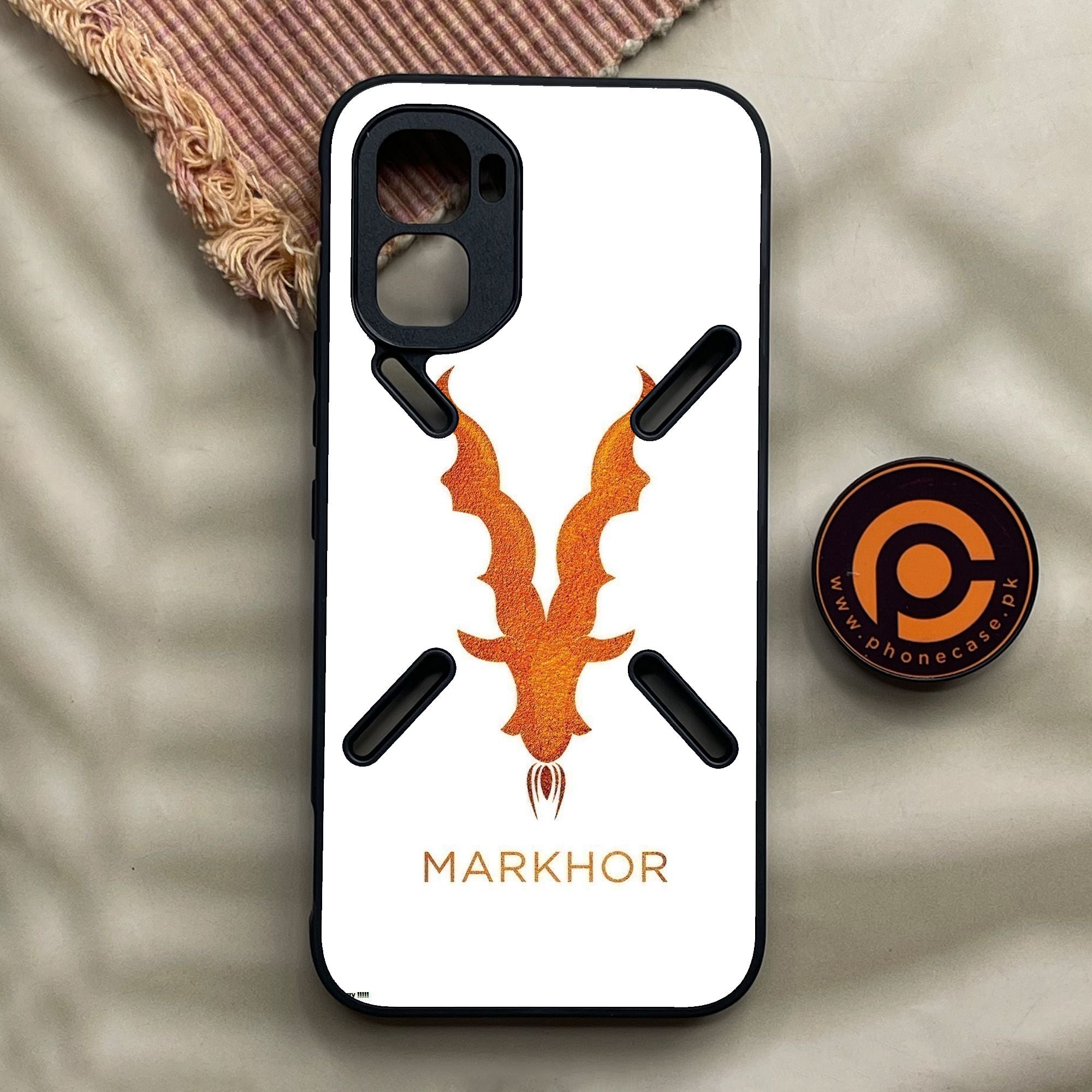 Infinix GT 50 Pro - Markhor Design 11 - Premium Metal Printed Soft Bumper Shock Proof Case