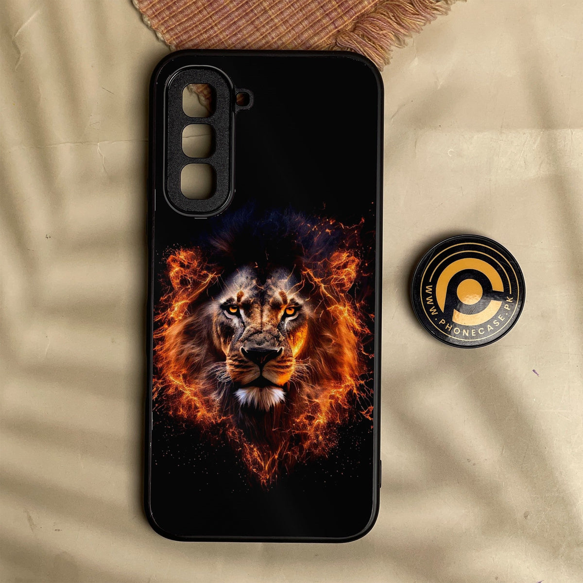 Infinix Hot 70 - Tiger 2.0 Design 7 - Premium Metal Printed Soft Bumper Shock Proof Case