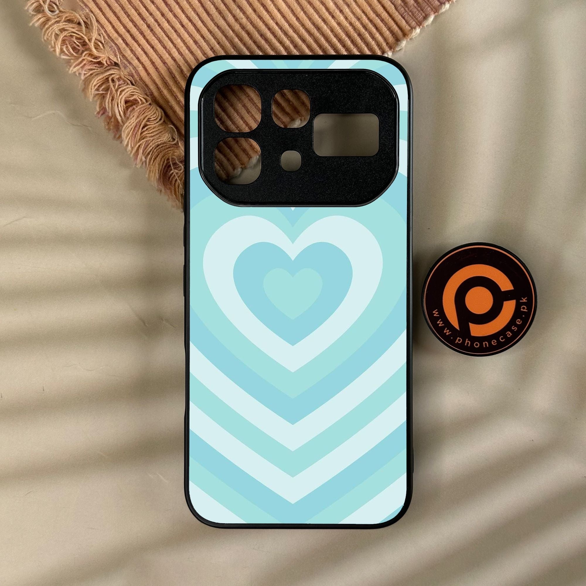 Infinix Note 60 Pro - Heartbeat Design 7 - Premium Metal Printed Soft Bumper Shock Proof Case