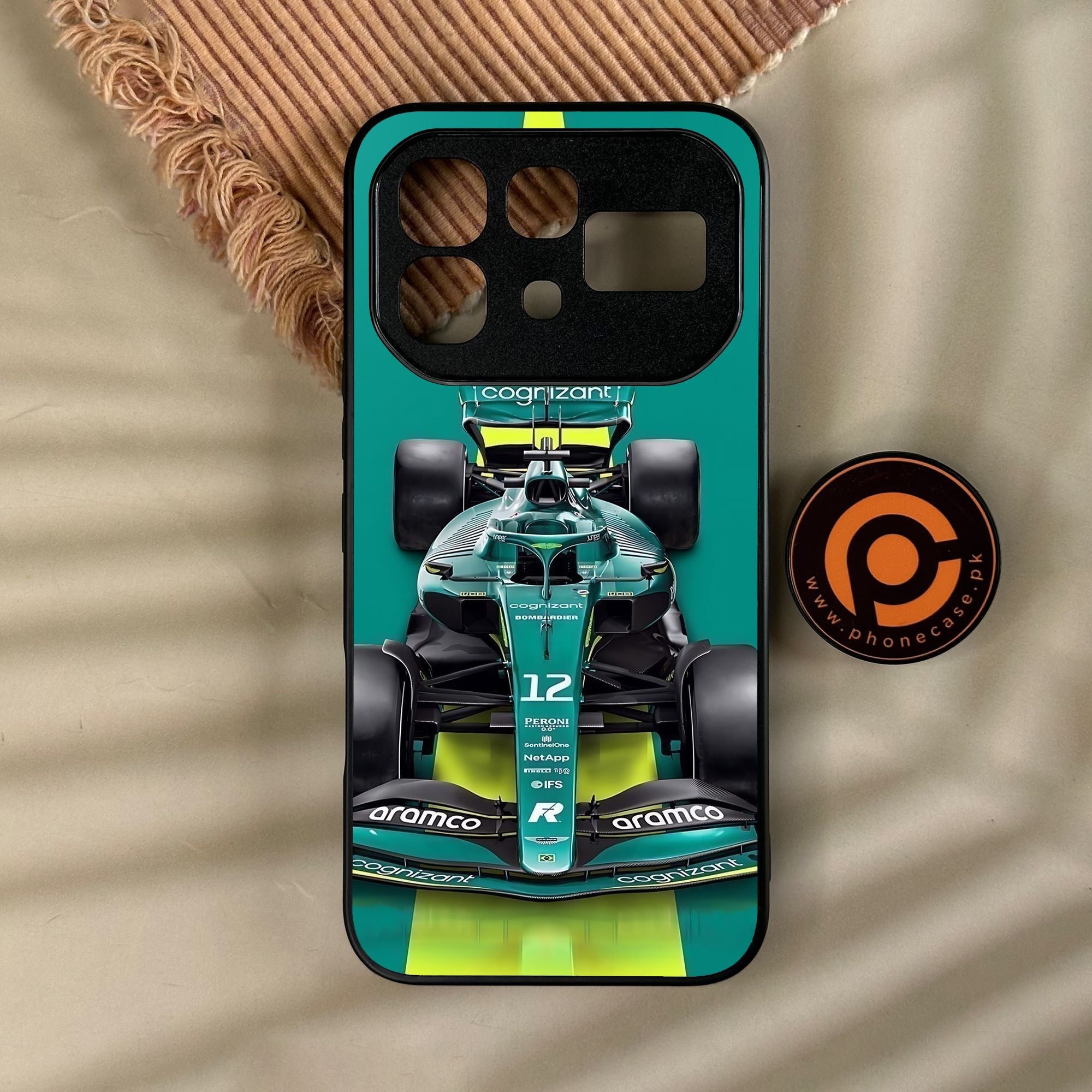 Infinix Note 60 Pro - Formula 1 Design 6 - Premium Metal Printed Soft Bumper Shock Proof Case