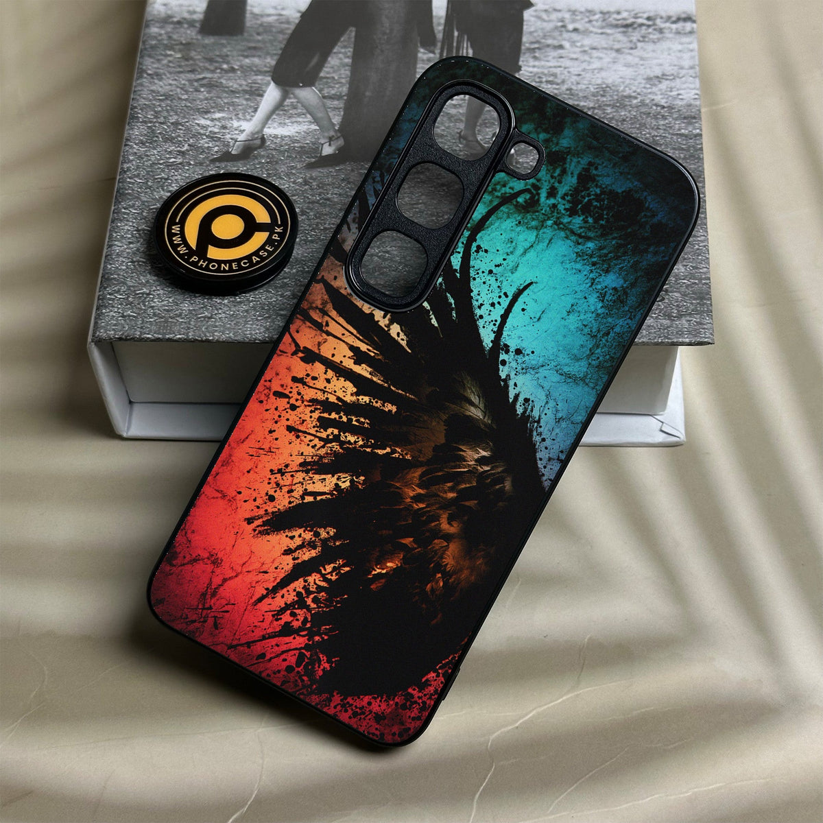 Infinix Hot 70 Pro - Angel 2.0 Design 9 - Premium Metal Printed Soft Bumper Shock Proof Case