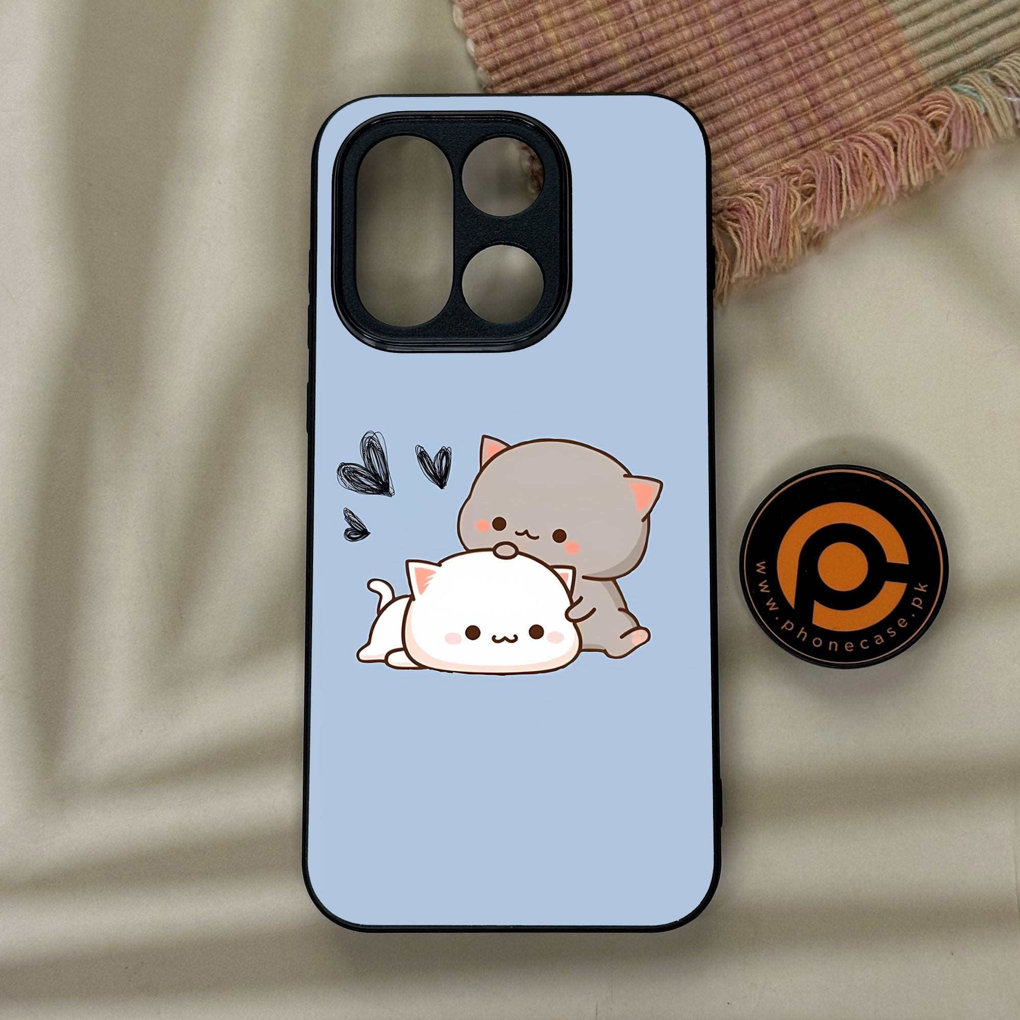 OnePlus 15 - Cute Bubu Dudu Design 3 - Premium Metal Printed Soft Bumper Shock Proof Case