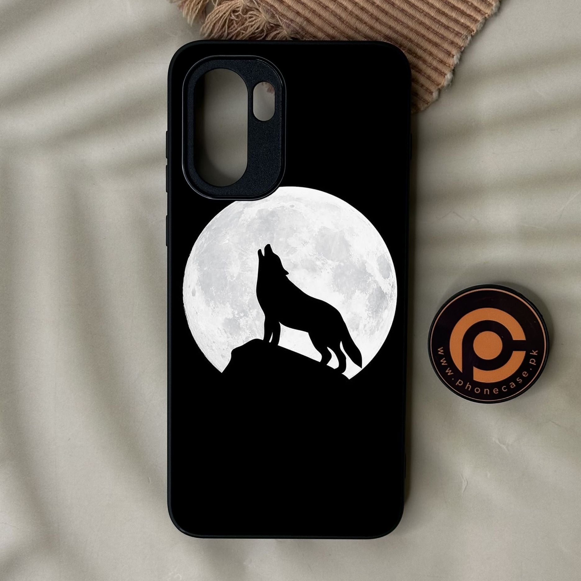 OnePlus 15R - Wolf Design 3 - Premium Metal Printed Soft Bumper Shock Proof Case