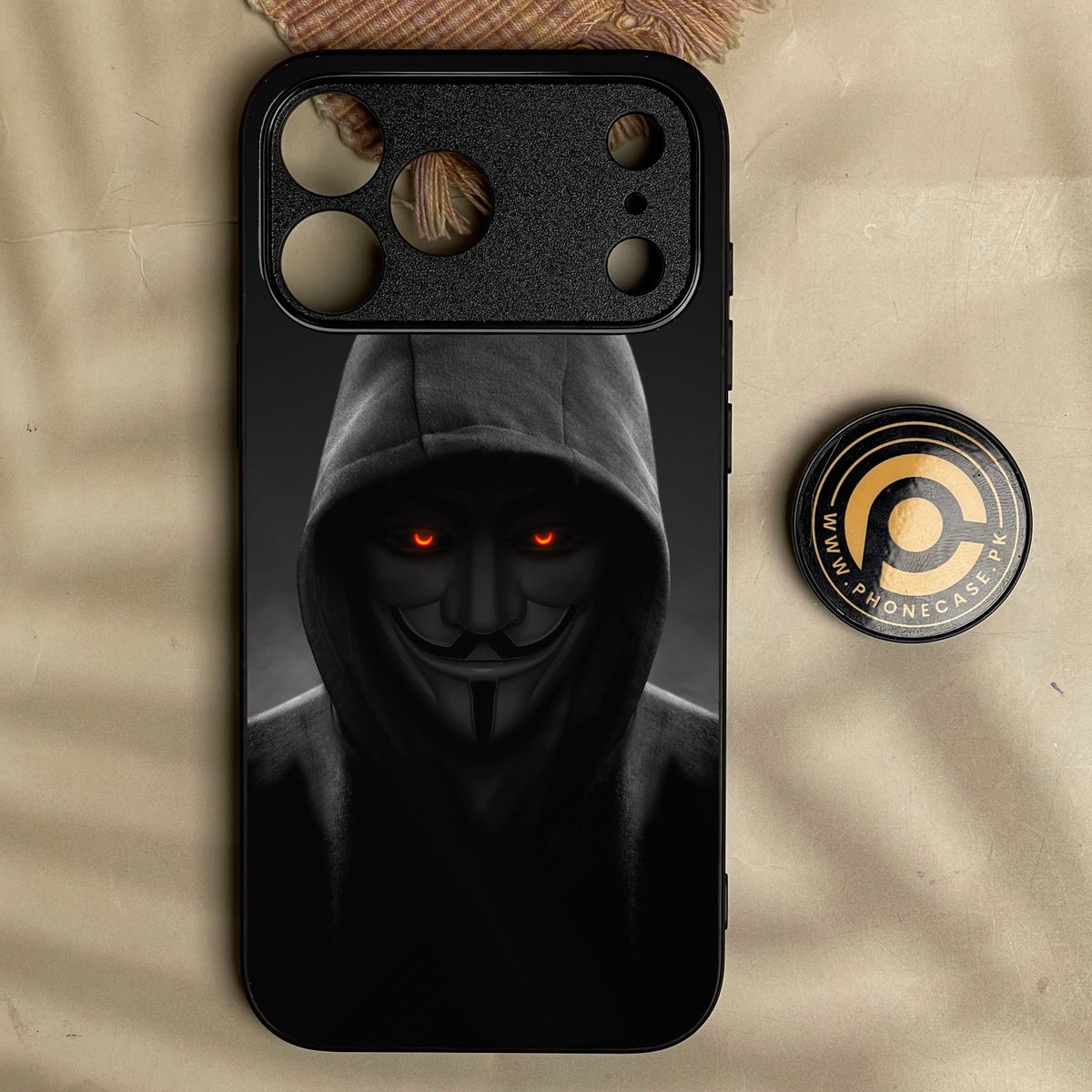 Iphone 18 Pro - Anonymous 2.0 Design 4 - Premium Metal Printed Soft Bumper Shock Proof Case