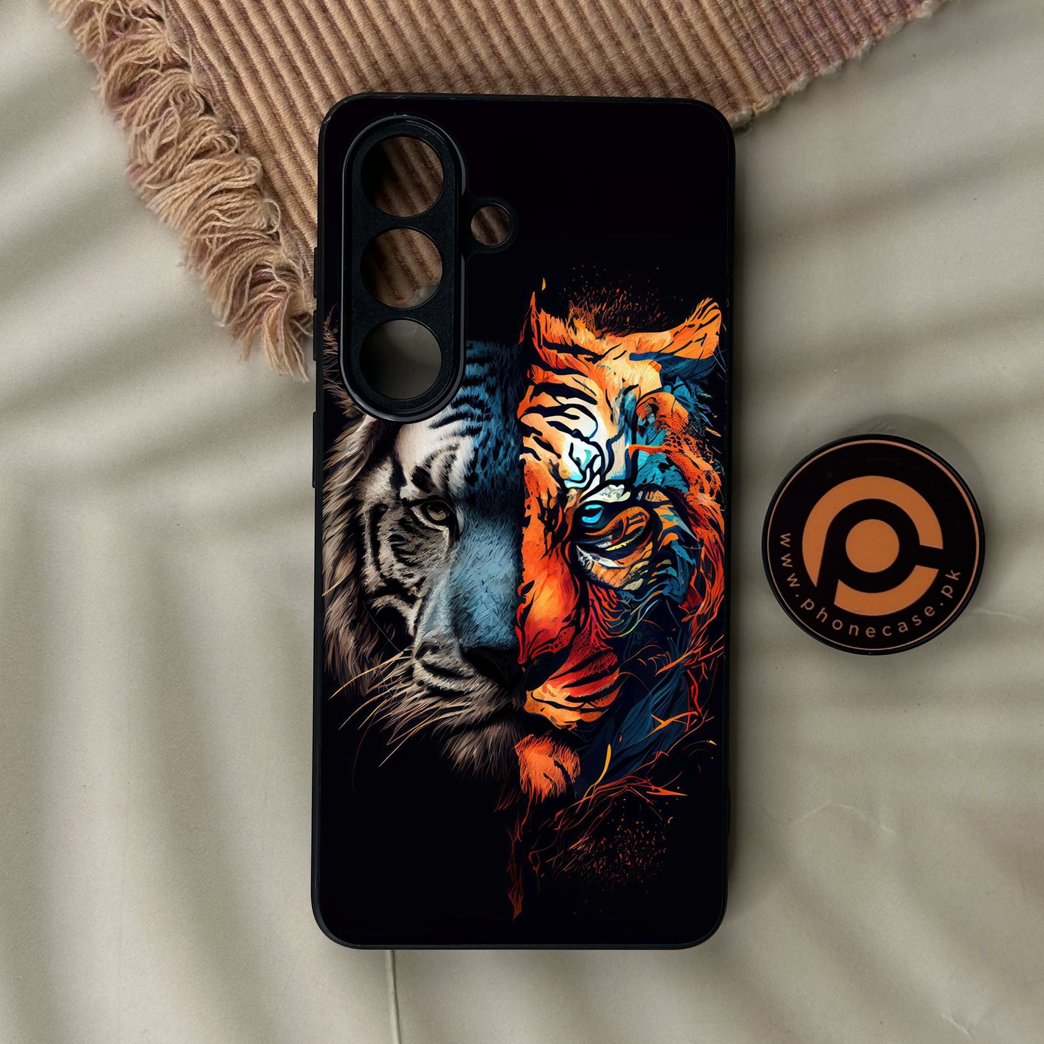 Galaxy S26 - Tiger 2.0 Design 1 - Premium Metal Printed Soft Bumper Shock Proof Case