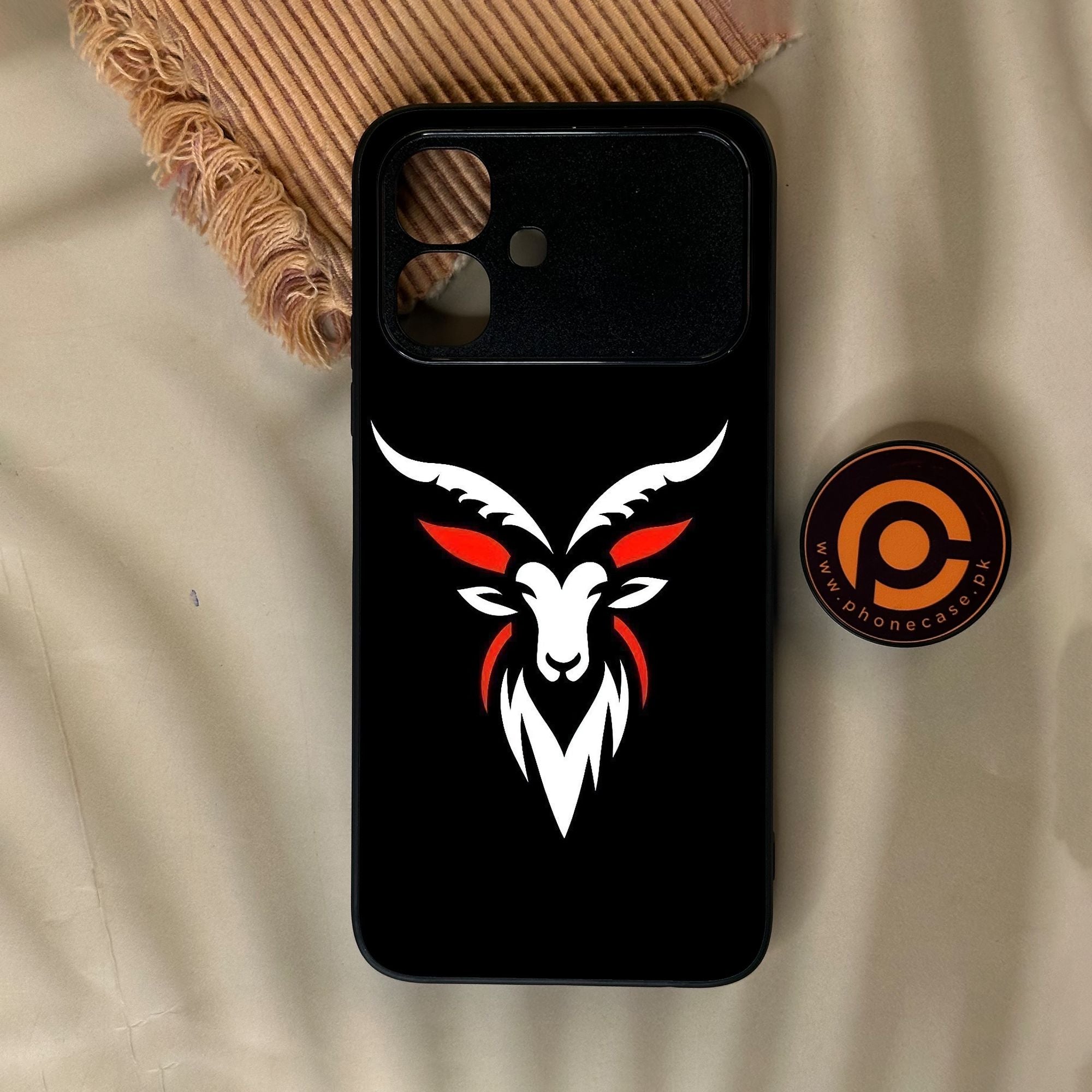 Infinix Smart 20 - Minimalistic Design 4 - Premium Metal Printed Soft Bumper Shock Proof Case