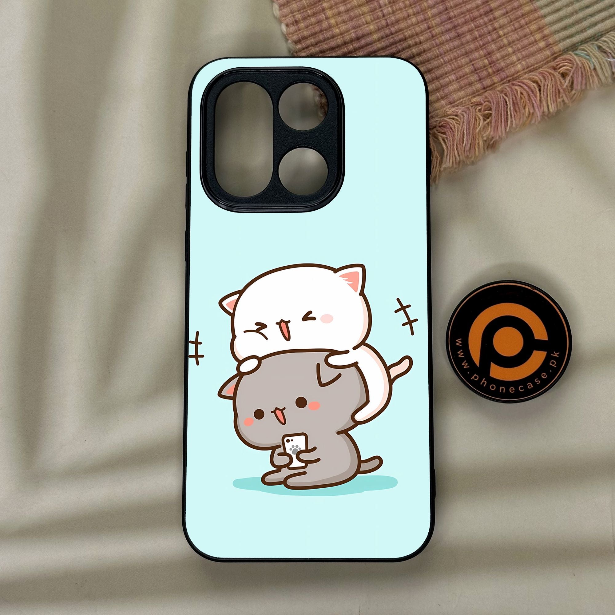 OnePlus 15 - Cute Bubu Dudu Design 1 - Premium Metal Printed Soft Bumper Shock Proof Case