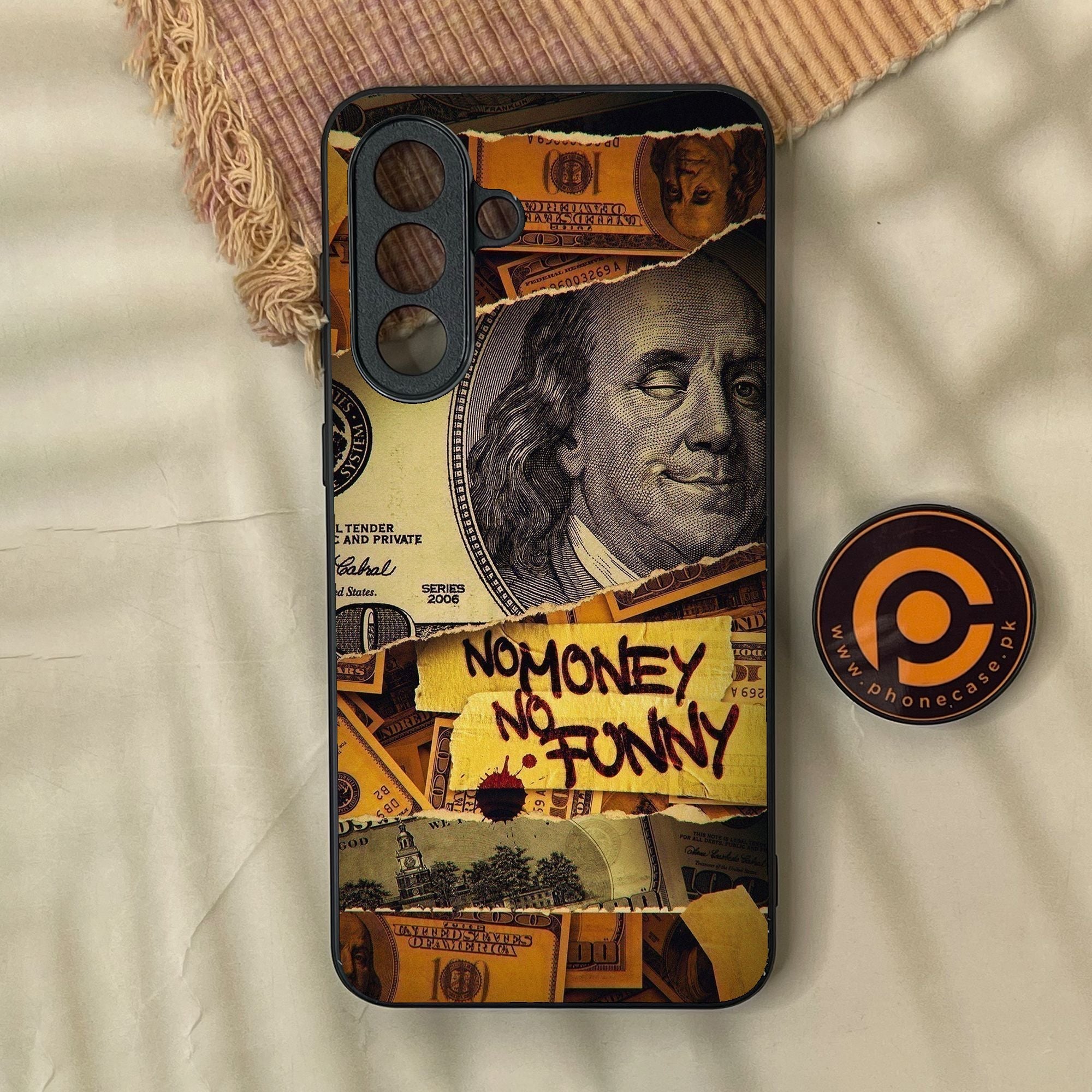 Samsung Galaxy A57 - Dollar Design 1 - Premium Metal Printed Soft Bumper Shock Proof Case