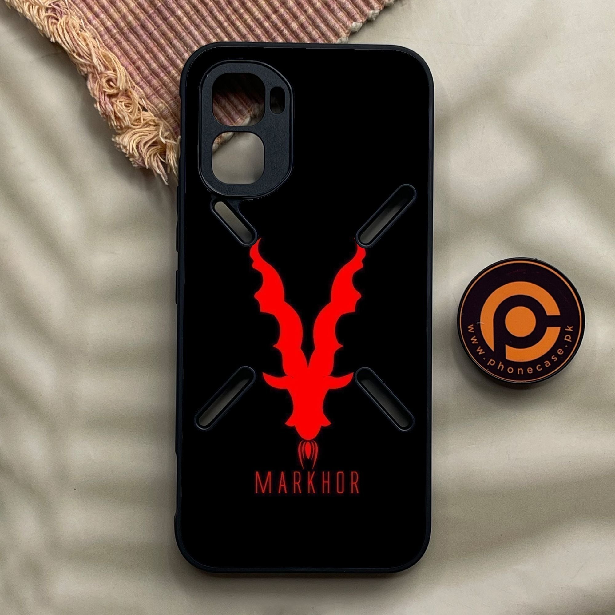 Infinix GT 50 Pro - Markhor Design 10 - Premium Metal Printed Soft Bumper Shock Proof Case