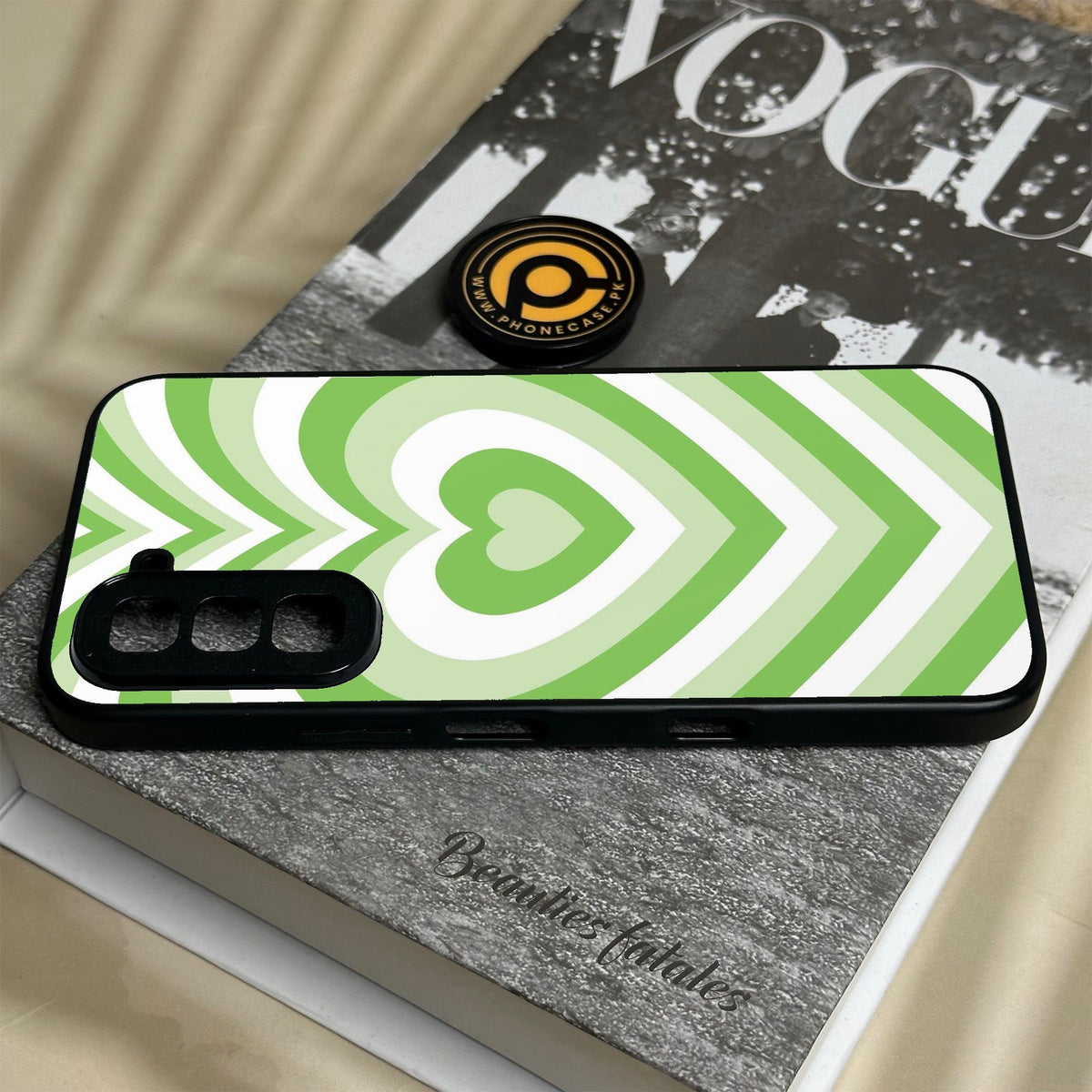Infinix Hot 70 - Heartbeat Design 10 - Premium Metal Printed Soft Bumper Shock Proof Case