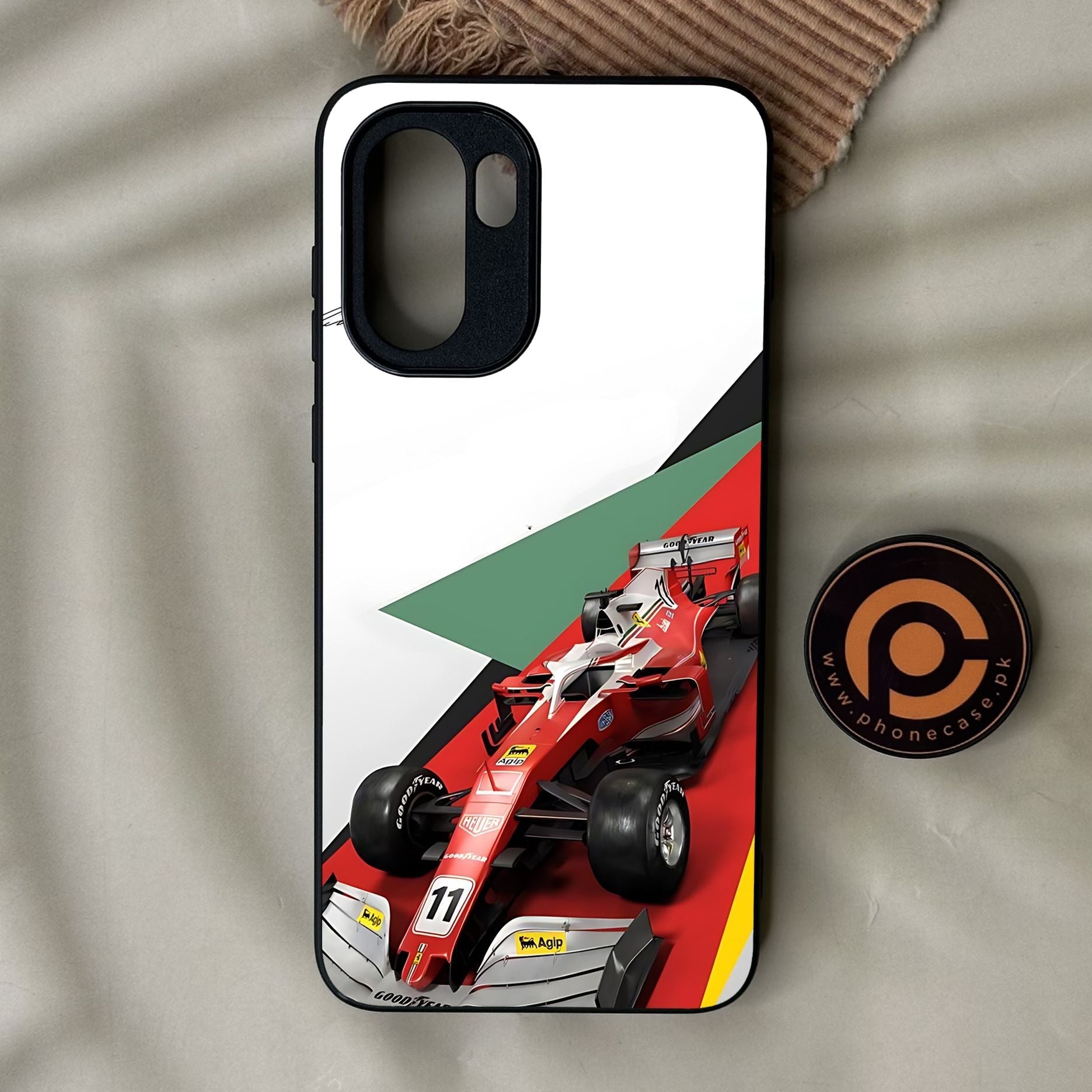 OnePlus Ace 6 - Formula 1 Design 3 - Premium Metal Printed Soft Bumper Shock Proof Case