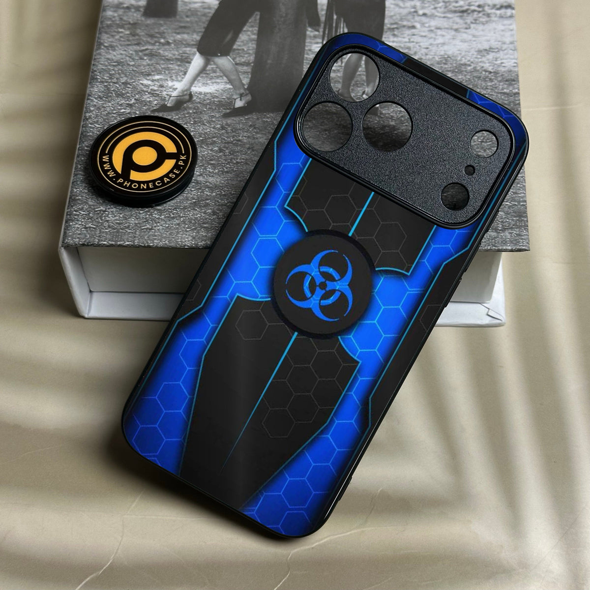 Iphone 18 Pro Max - Biohazard Design 1 - Premium Metal Printed Soft Bumper Shock Proof Case