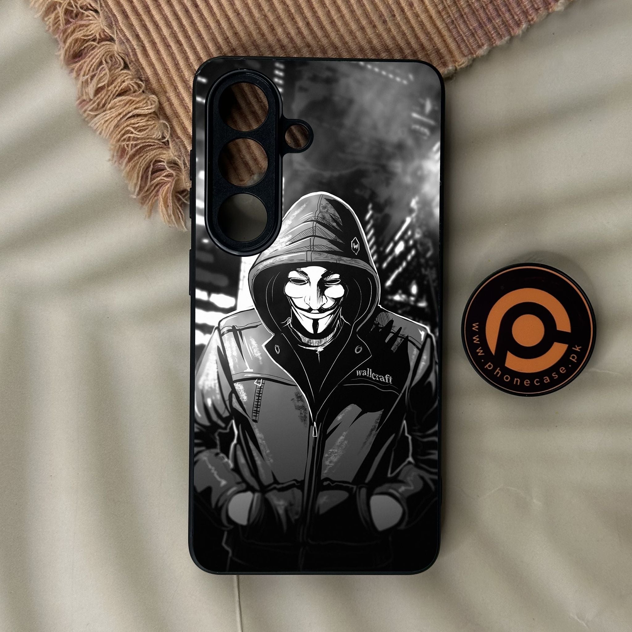 Galaxy S26 - Anonymous 2.0 Design 1 - Premium Metal Printed Soft Bumper Shock Proof Case