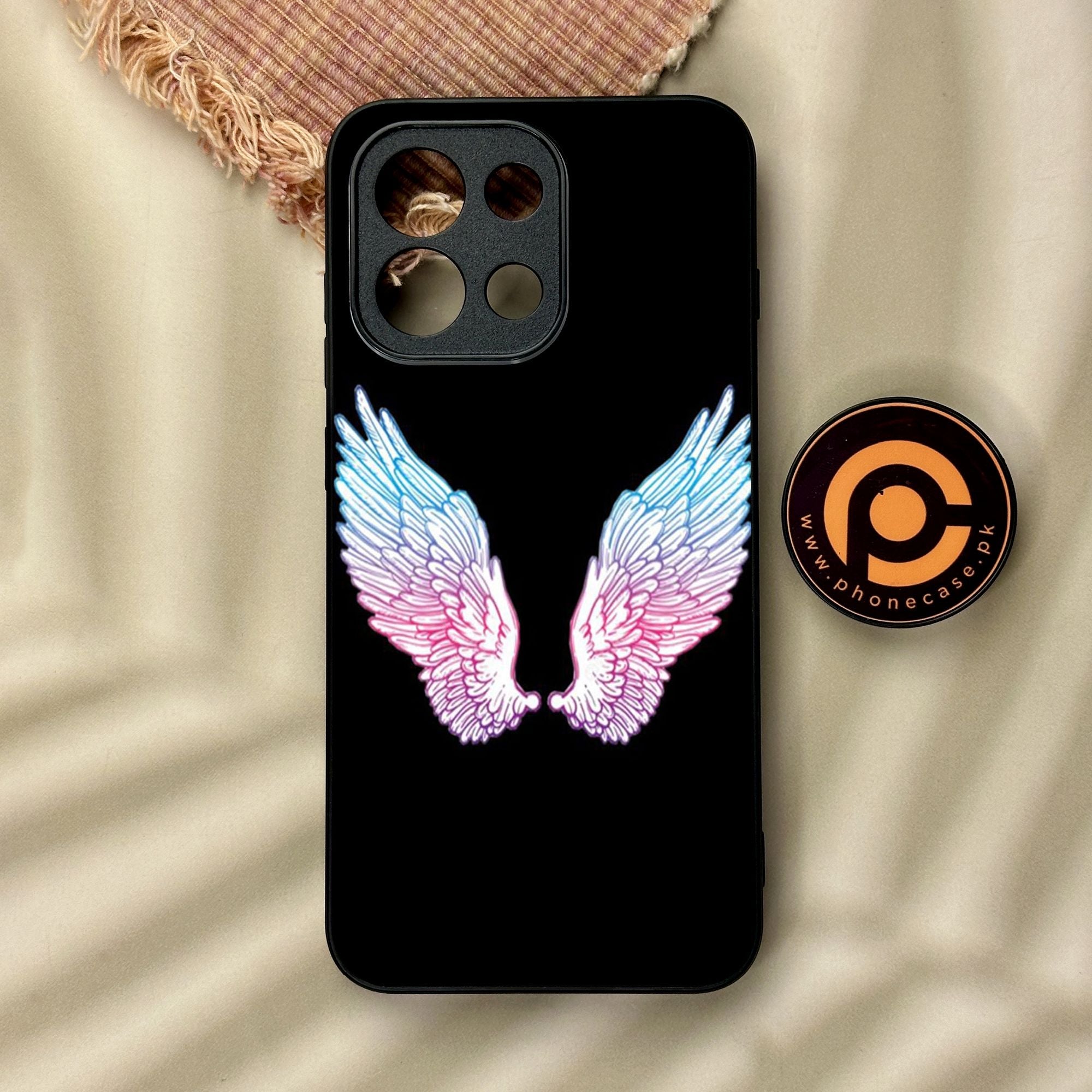 OnePlus 13s - Angel Wings Design 8 - Premium Metal Printed Soft Bumper Shock Proof Case