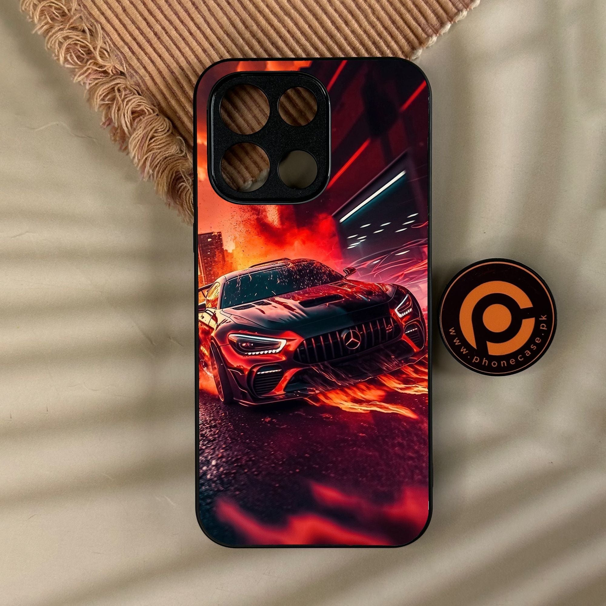OnePlus Turbo 6 - Racing Design 3 - Premium Metal Printed Soft Bumper Shock Proof Case
