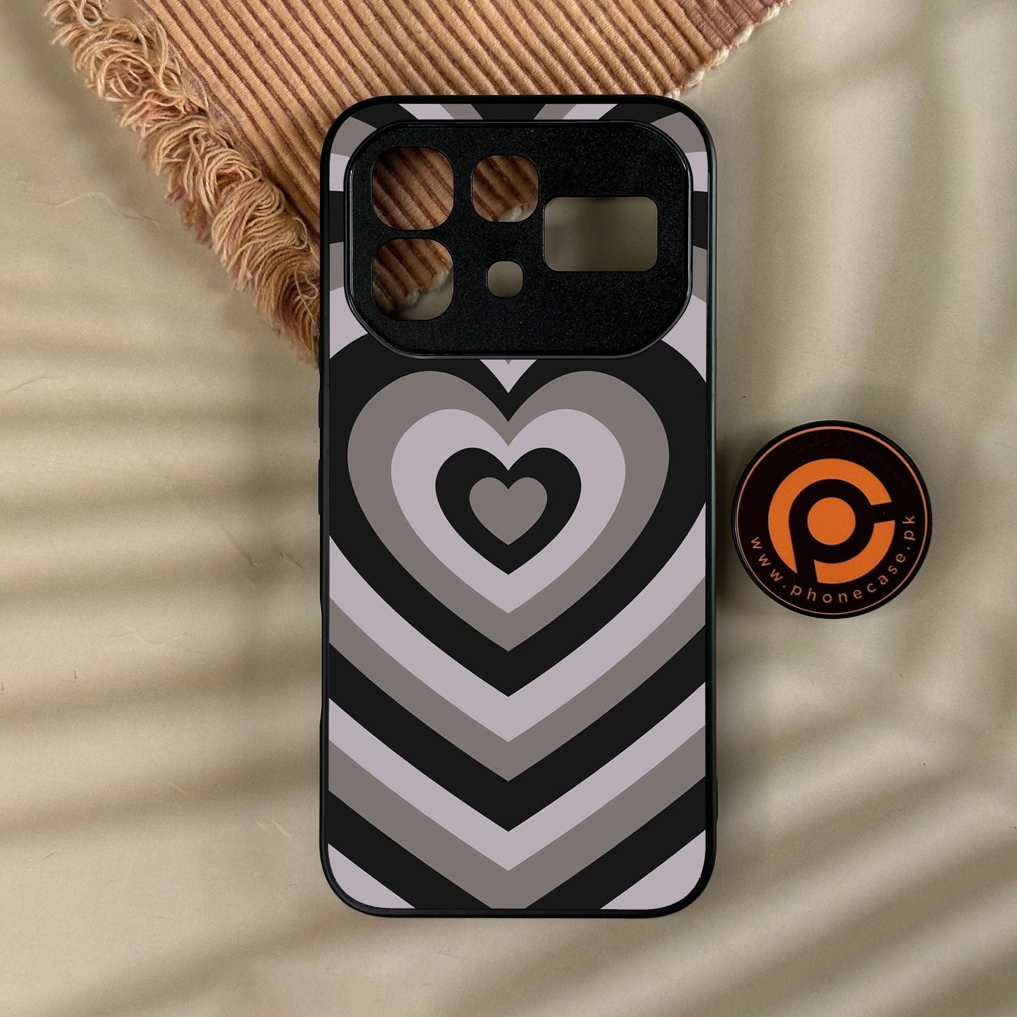 Infinix Note 60 Pro - Heartbeat Design 1 - Premium Metal Printed Soft Bumper Shock Proof Case