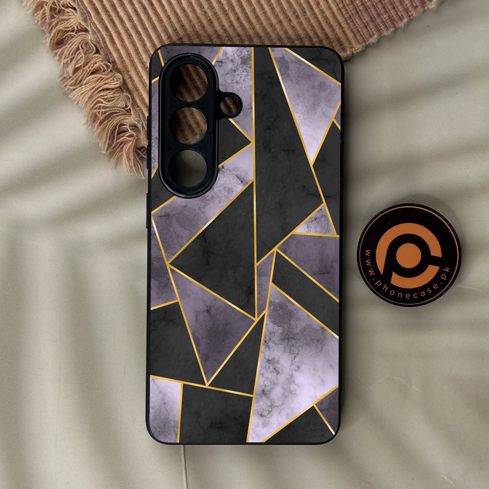 Galaxy S26 - Geometric Design 8 - Premium Metal Printed Soft Bumper Shock Proof Case