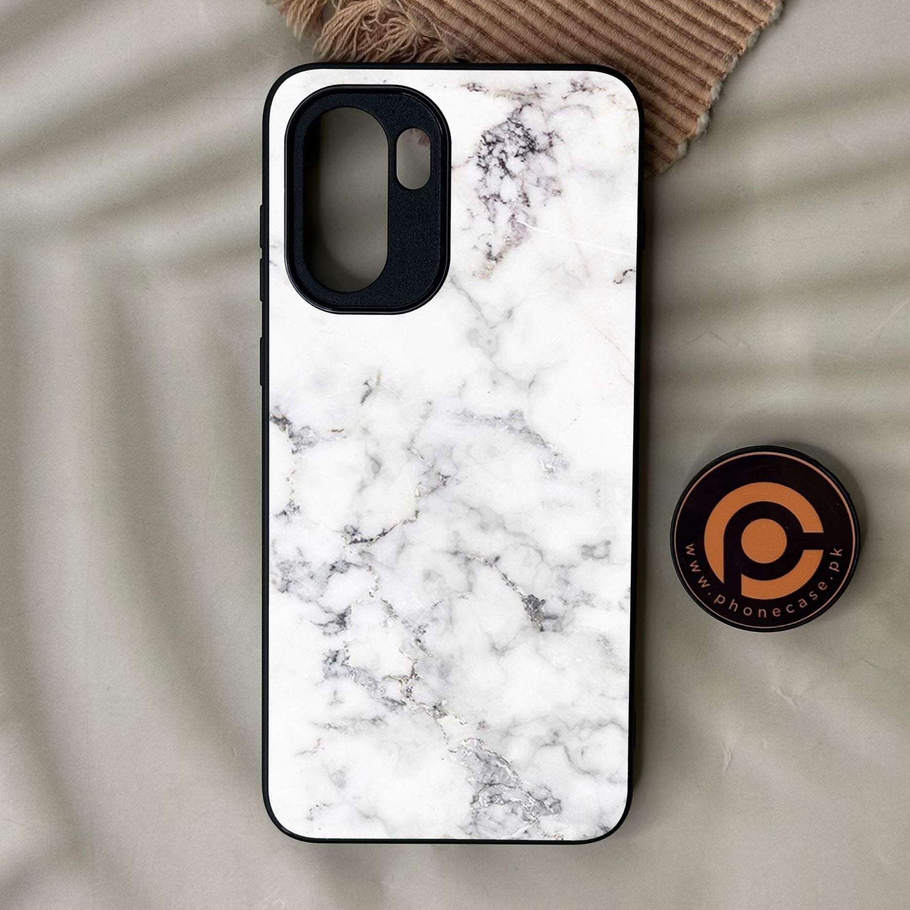 OnePlus Ace 6 - White Design 10 - Premium Metal Printed Soft Bumper Shock Proof Case