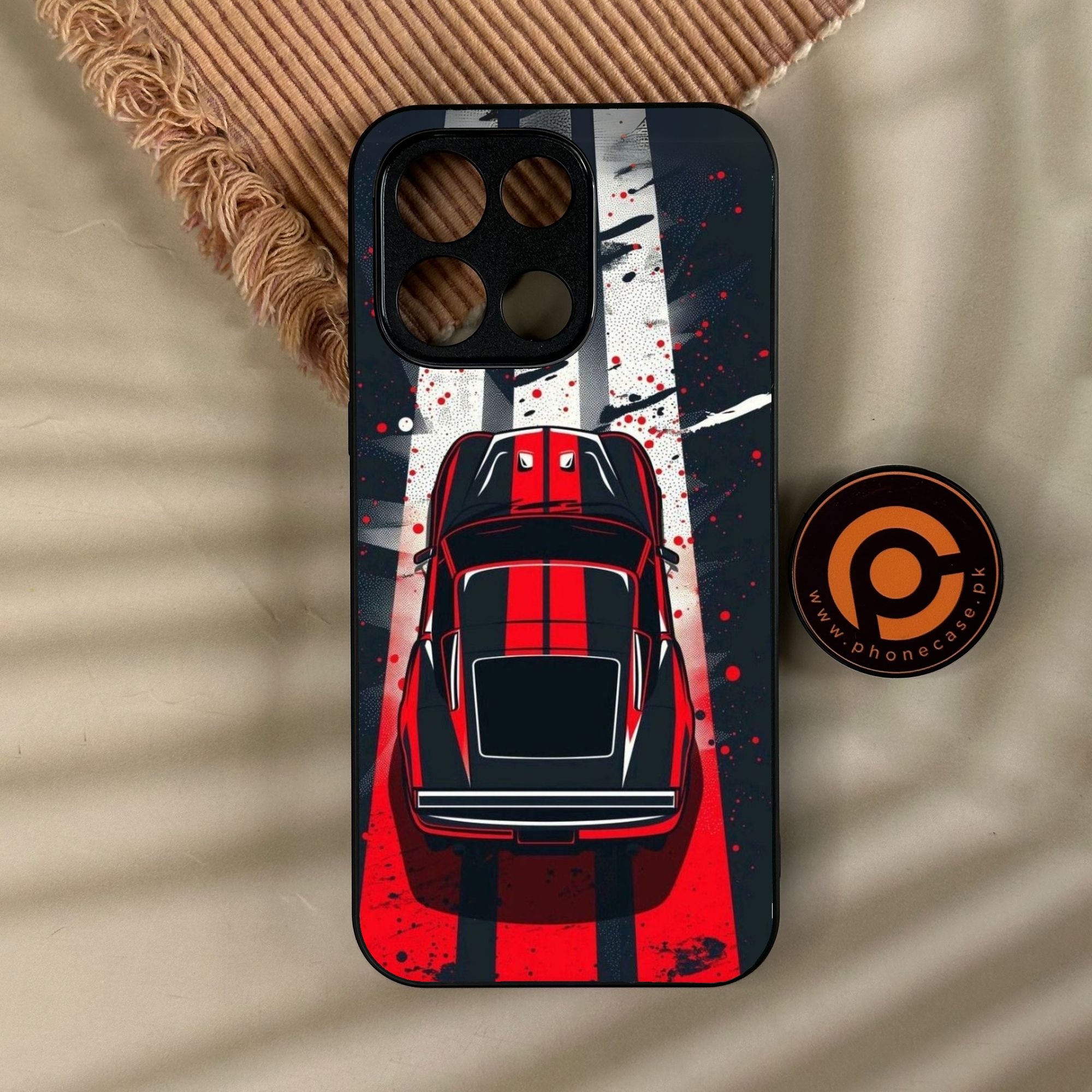 OnePlus Turbo 6 - Top-Down Track - Premium Metal Printed Soft Bumper Shock Proof Case