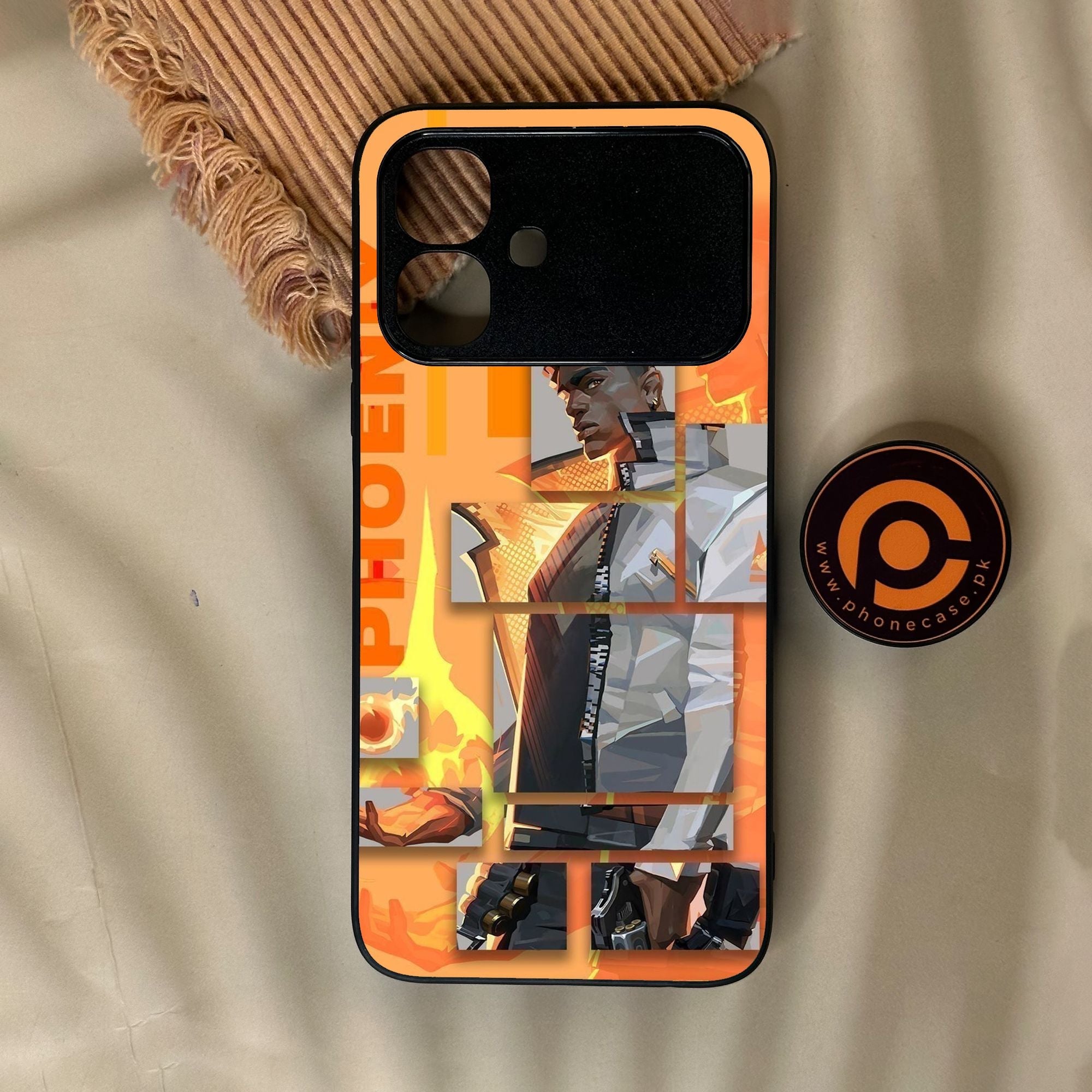 Infinix Smart 20 - Battle-Ready Design 9 - Premium Metal Printed Soft Bumper Shock Proof Case
