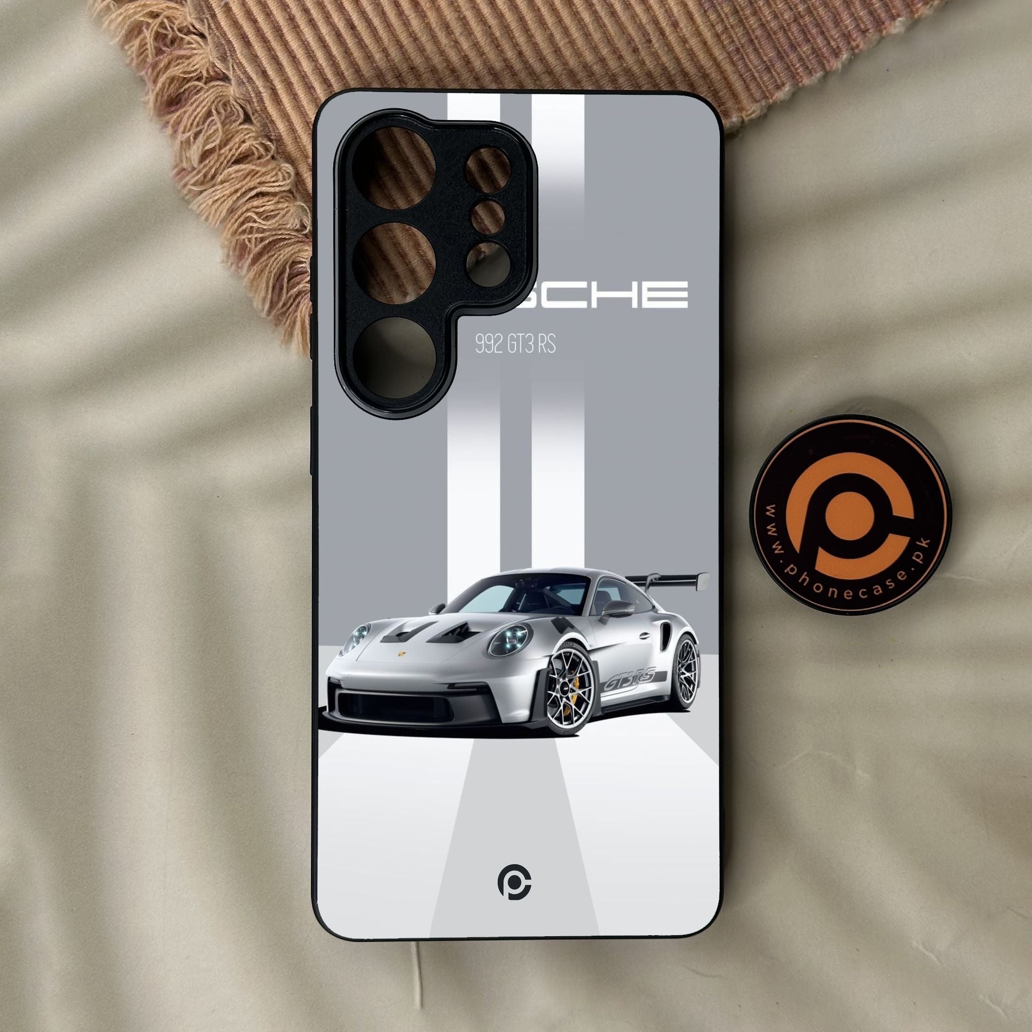 Galaxy S26 Ultra - Porsche Gt3 Rs Thrill - Premium Metal Printed Soft Bumper Shock Proof Case