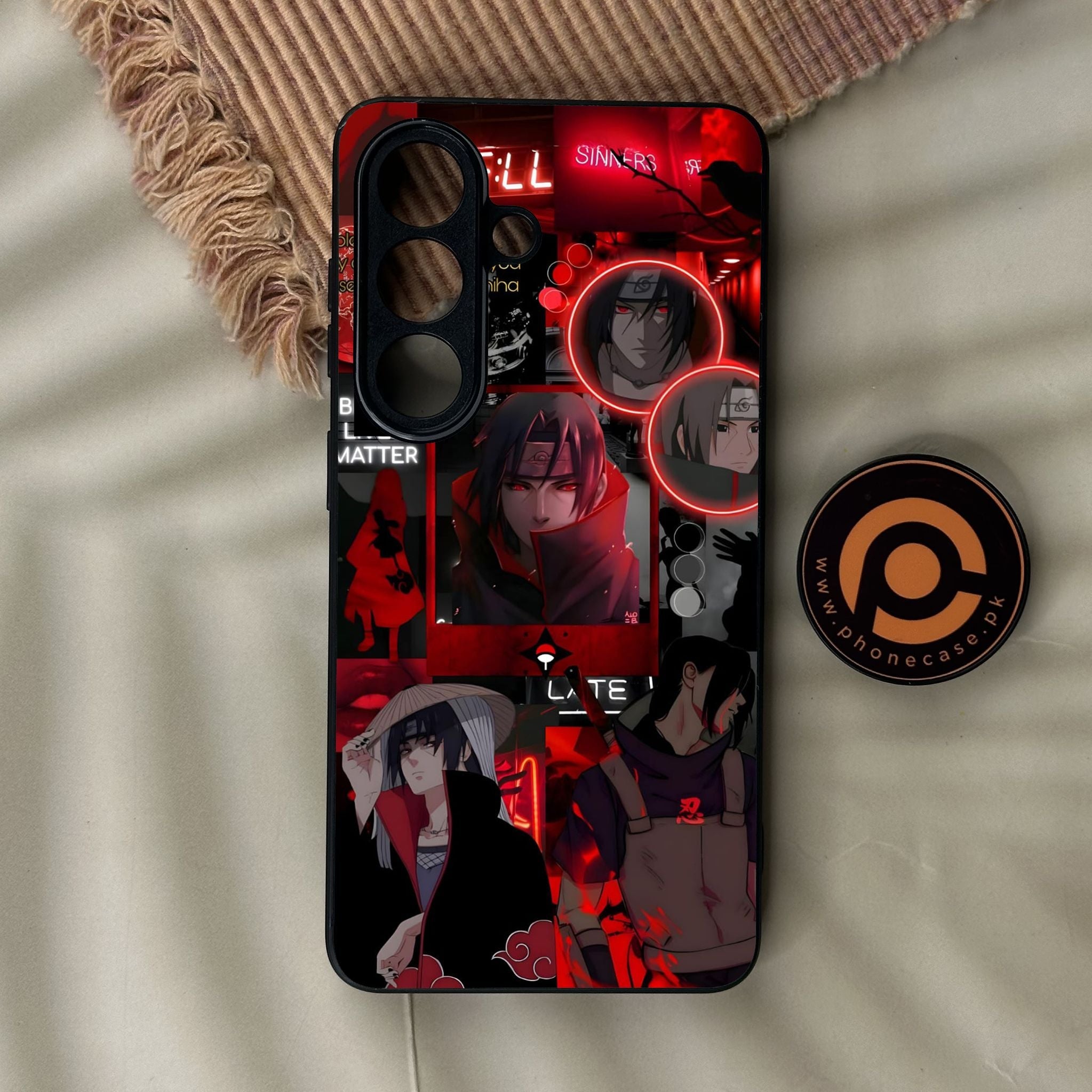 Galaxy S26 - Itachi Aesthetic - Premium Metal Printed Soft Bumper Shock Proof Case