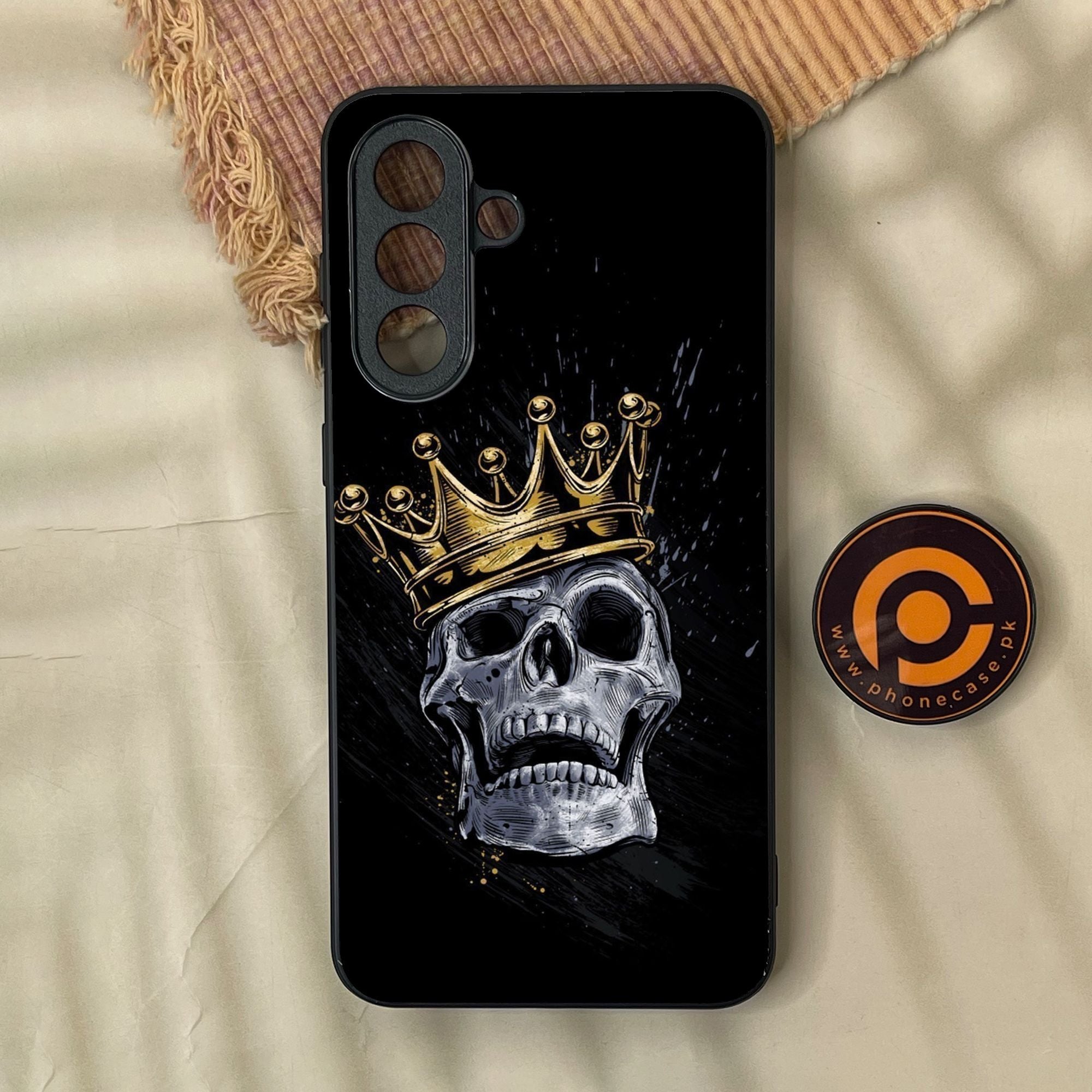 Samsung Galaxy A37 - King Design 5 - Premium Metal Printed Soft Bumper Shock Proof Case
