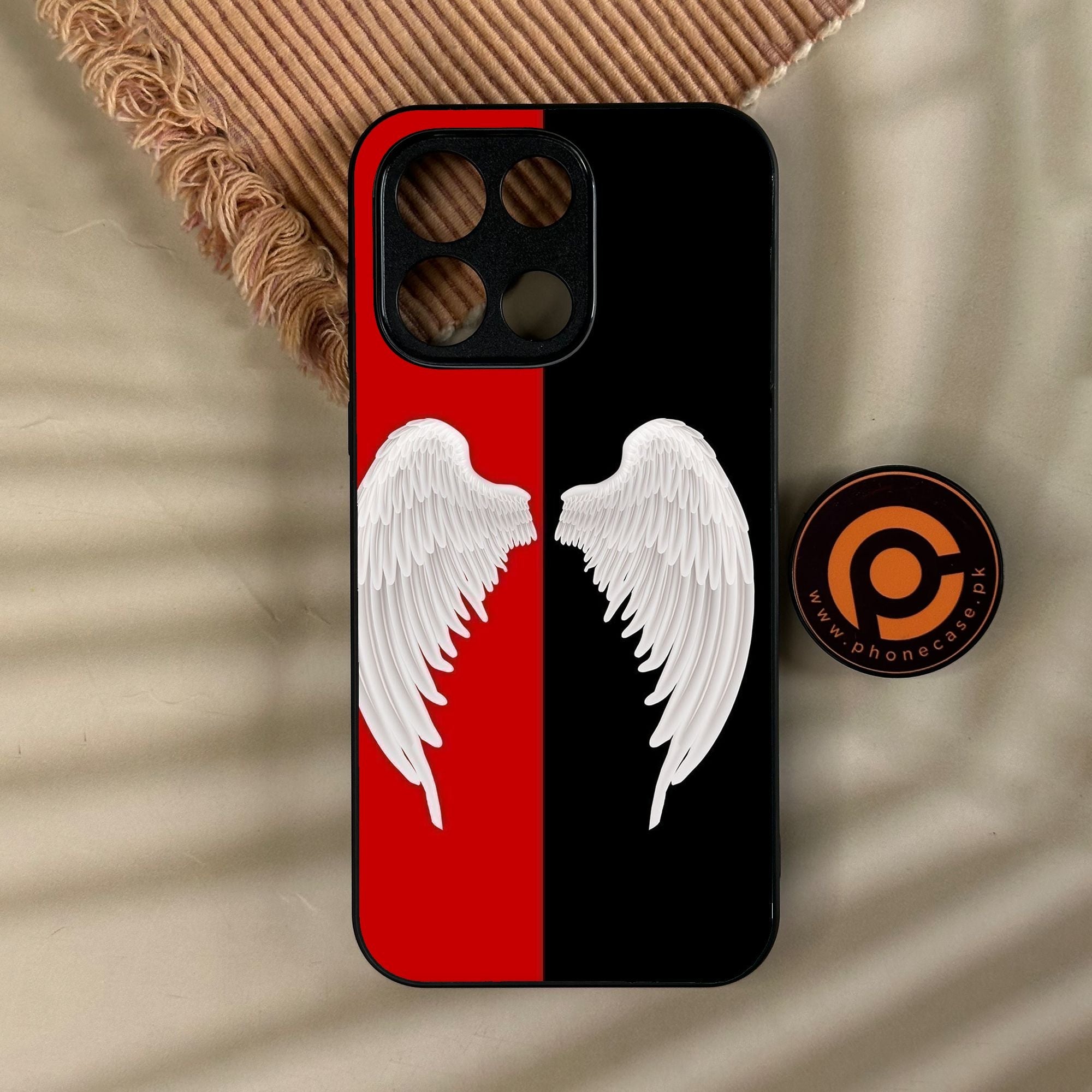 OnePlus Turbo 6 - Angel 2.0 Design 4 - Premium Metal Printed Soft Bumper Shock Proof Case