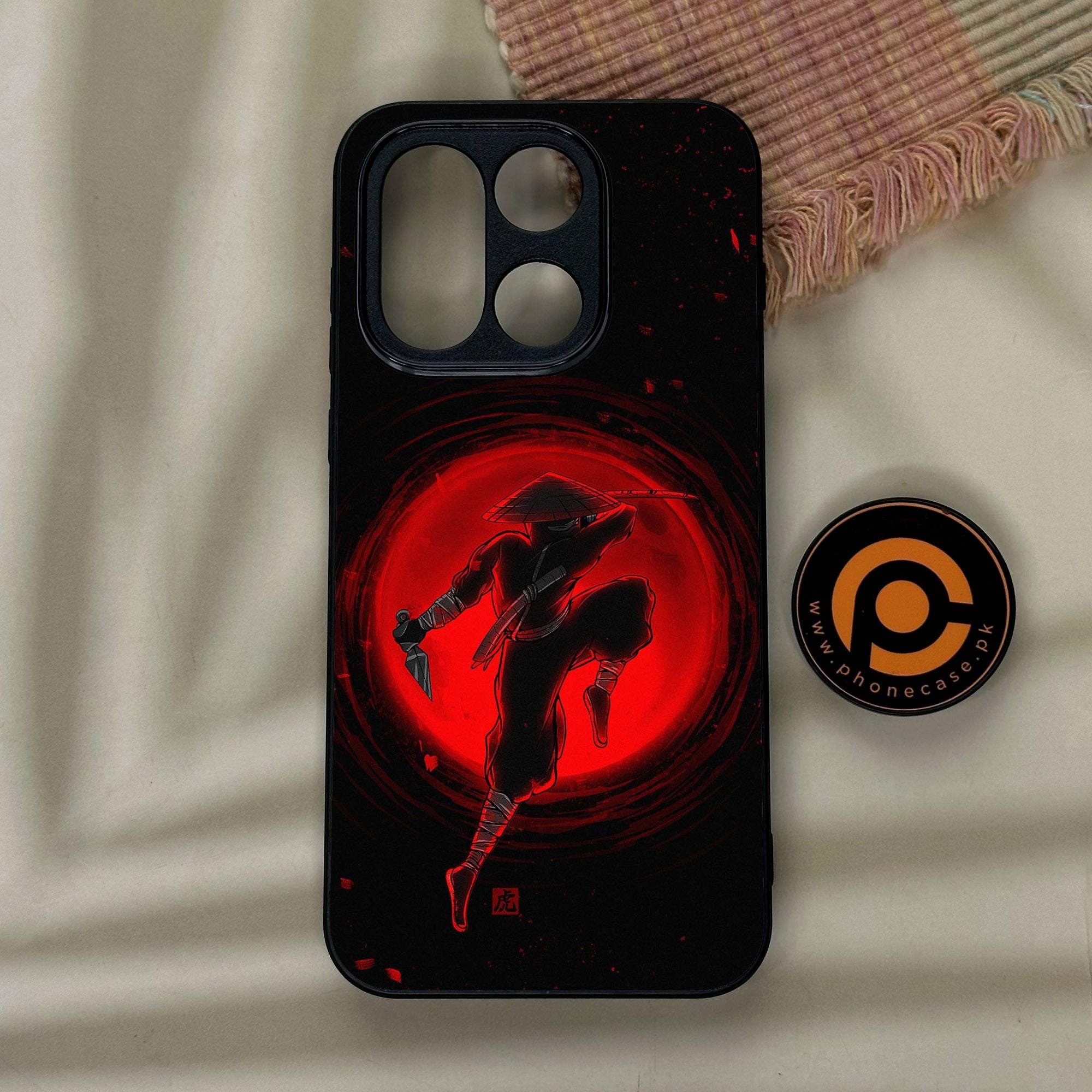 OnePlus 15 - Ninja Design 5 - Premium Metal Printed Soft Bumper Shock Proof Case