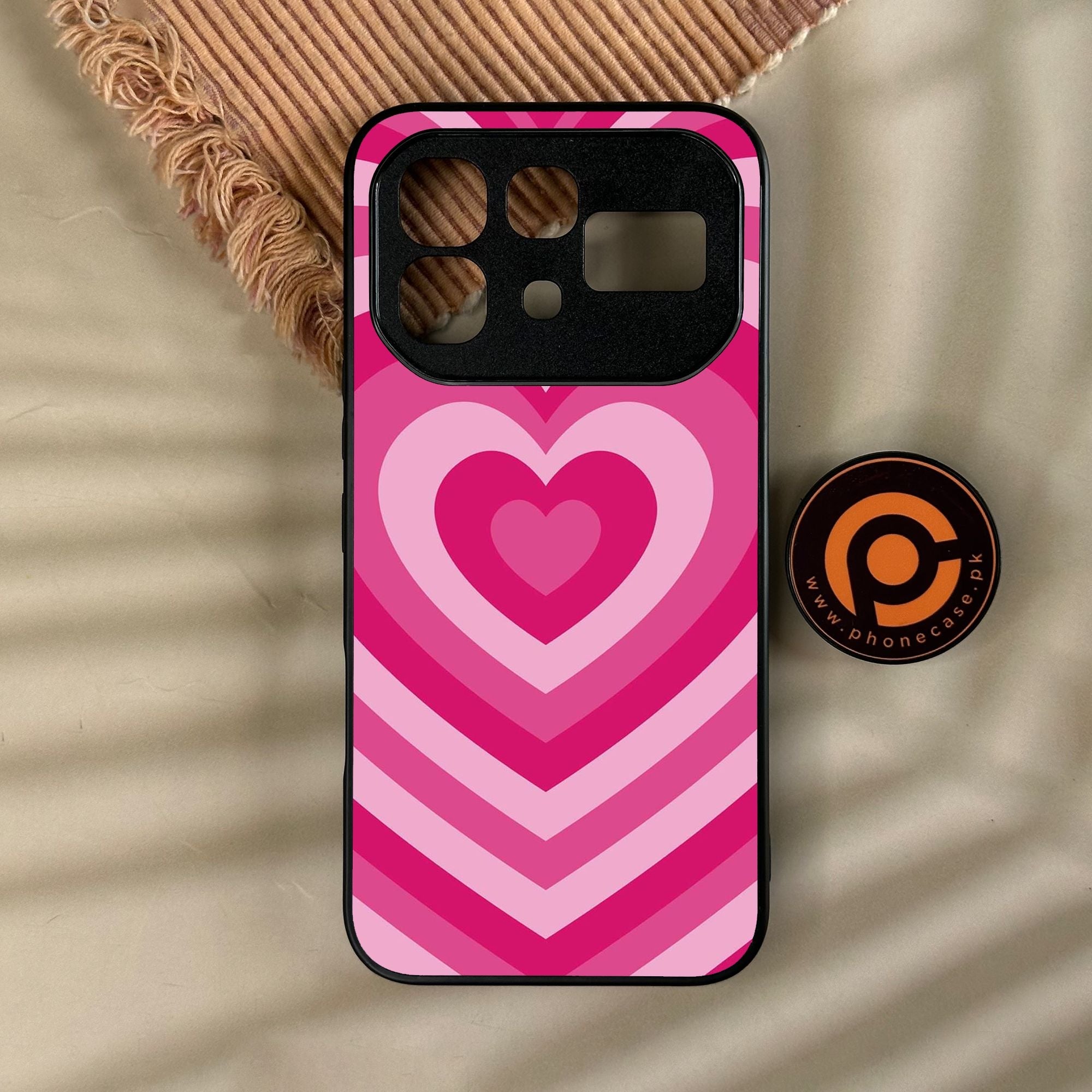 Infinix Note 60 Pro - Heartbeat Design 6 - Premium Metal Printed Soft Bumper Shock Proof Case