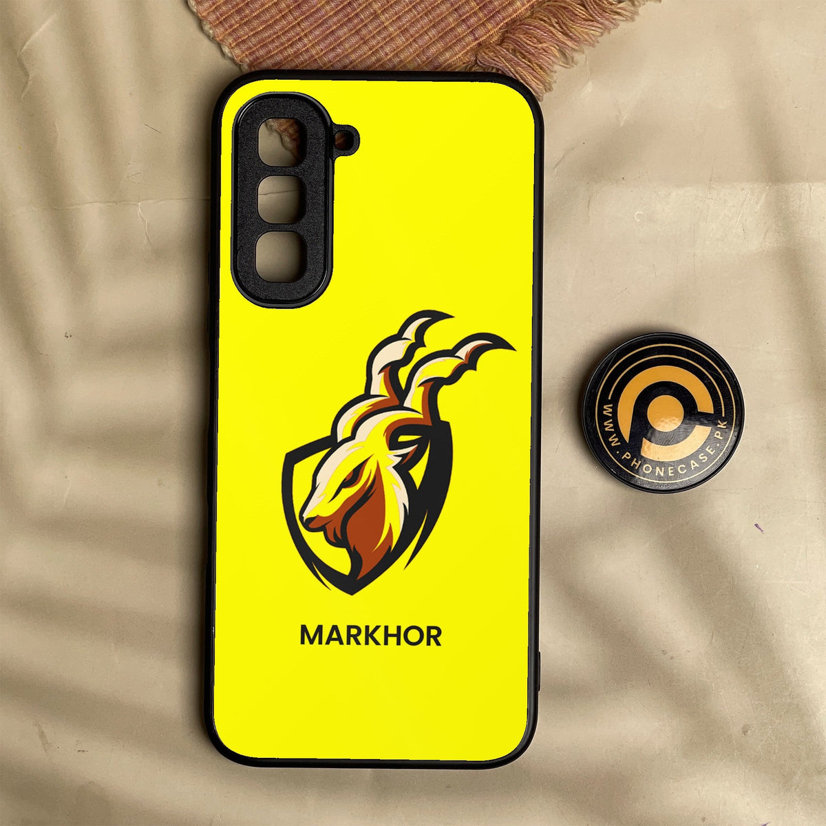 Infinix Hot 70 - Markhor Design 8 - Premium Metal Printed Soft Bumper Shock Proof Case