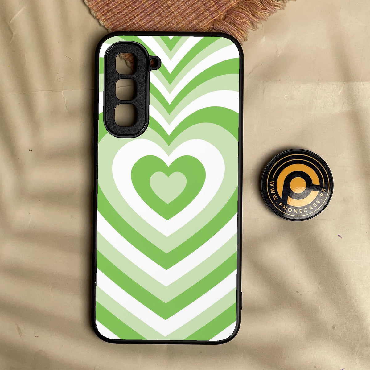 Infinix Hot 70 - Heartbeat Design 10 - Premium Metal Printed Soft Bumper Shock Proof Case